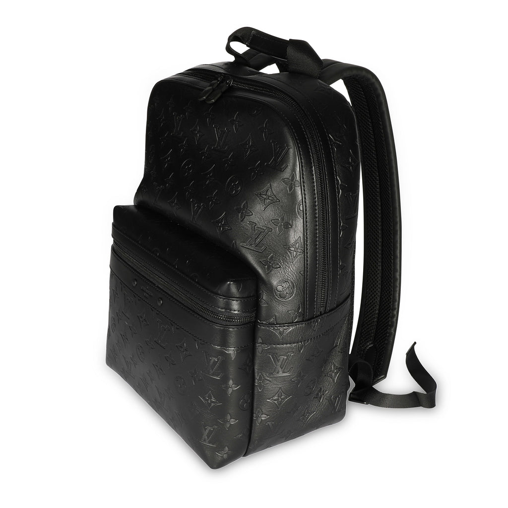 Louis Vuitton Louis Vuitton Black Monogram Shadow Leather Sprinter Backpack