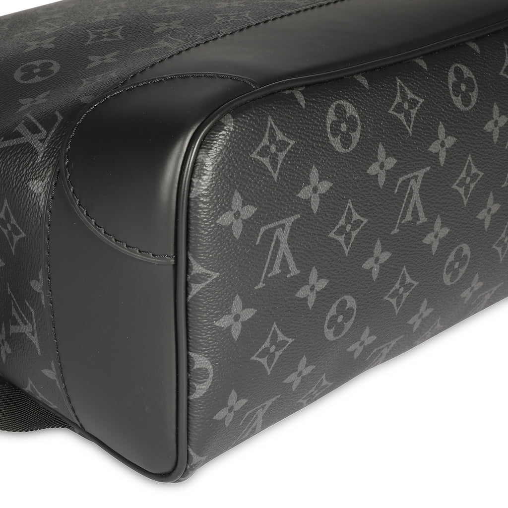 Louis Vuitton Louis Vuitton Black Monogram Eclipse Steamer Backpack