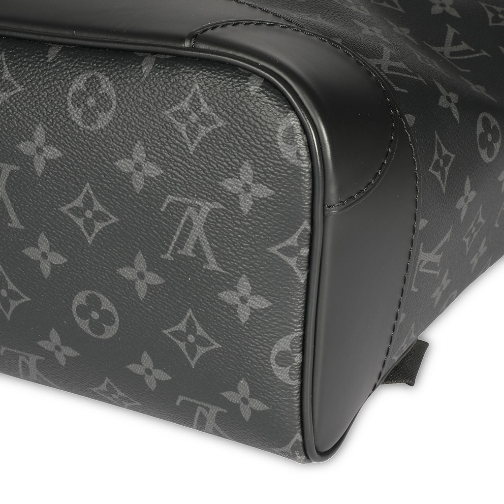 Louis Vuitton Louis Vuitton Black Monogram Eclipse Steamer Backpack