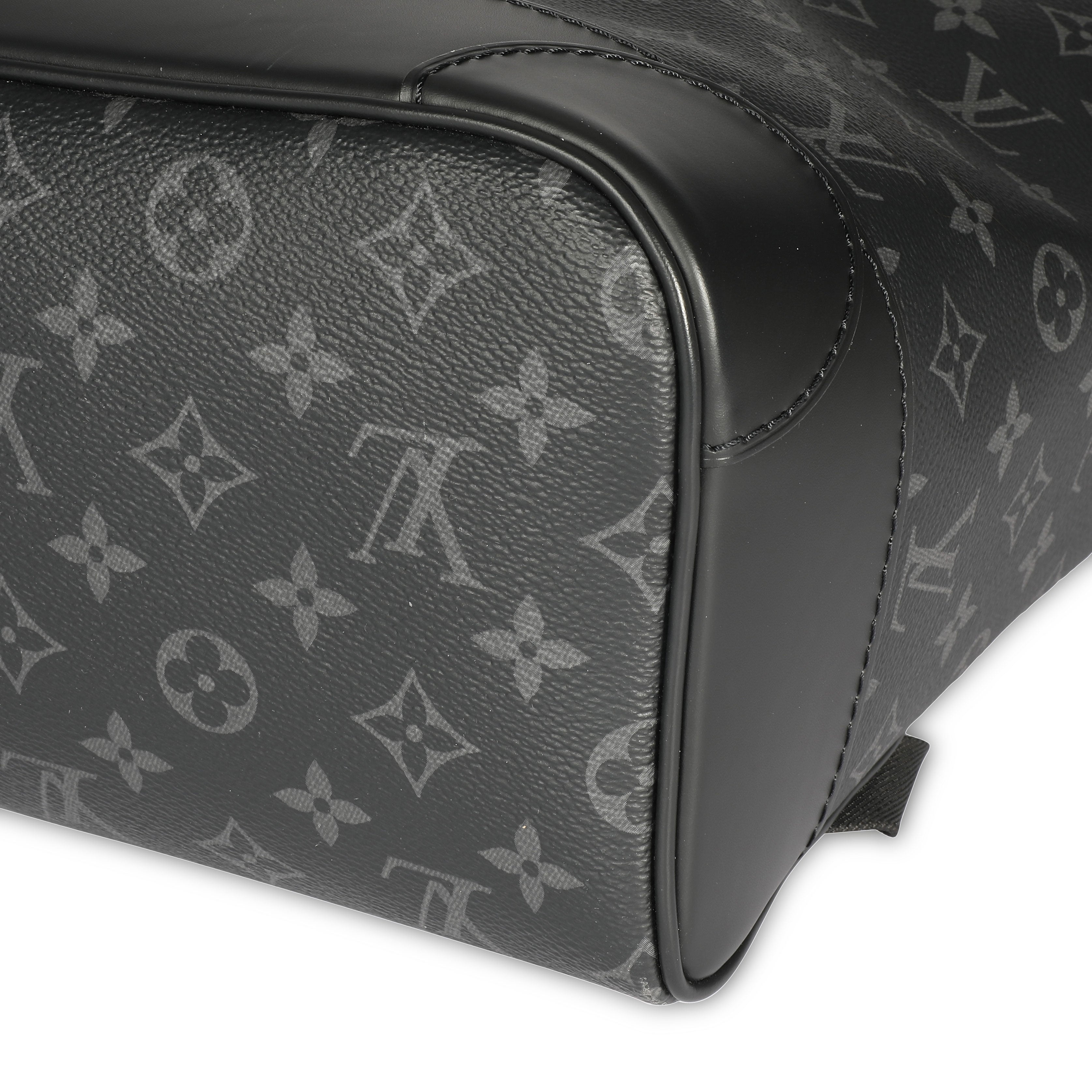 Louis Vuitton Louis Vuitton Black Monogram Eclipse Steamer Backpack