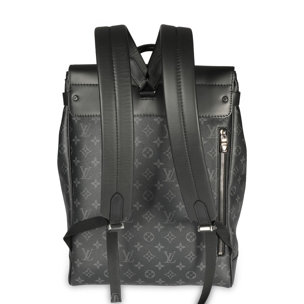 Louis Vuitton Louis Vuitton Black Monogram Eclipse Steamer Backpack