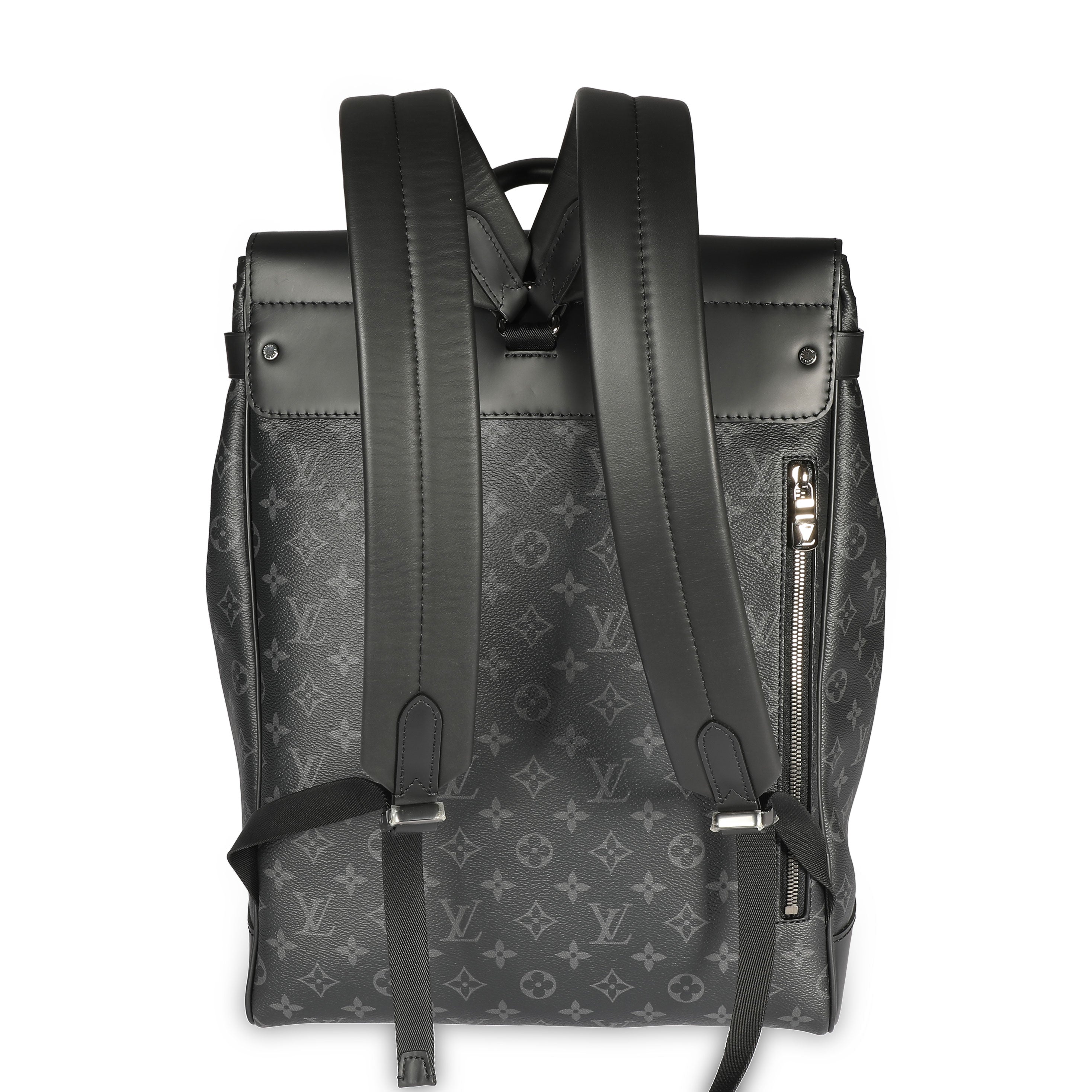Louis Vuitton Louis Vuitton Black Monogram Eclipse Steamer Backpack