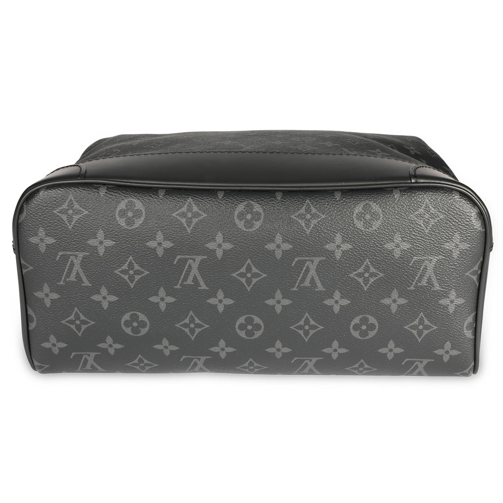 Louis Vuitton Louis Vuitton Black Monogram Eclipse Steamer Backpack