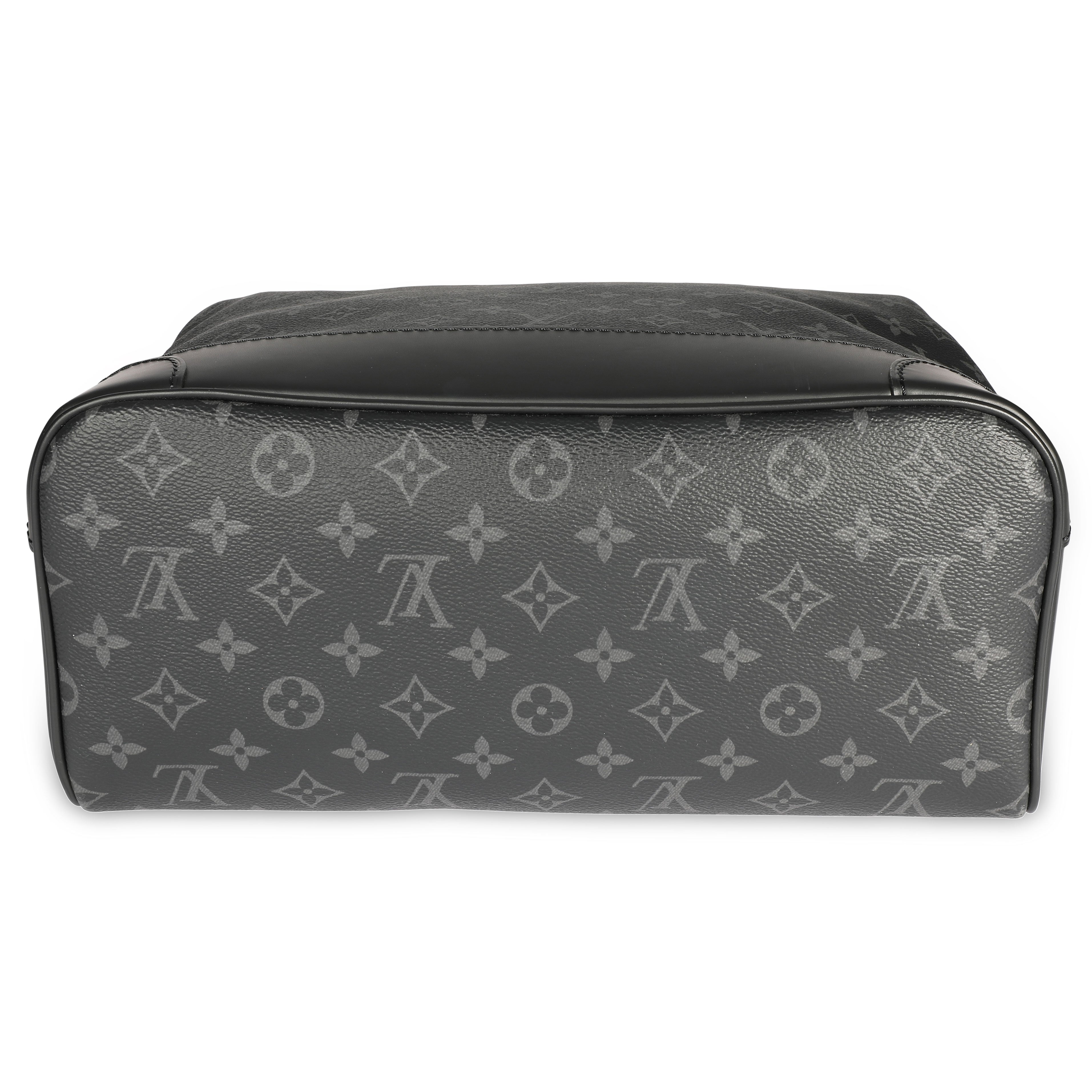 Louis Vuitton Louis Vuitton Black Monogram Eclipse Steamer Backpack