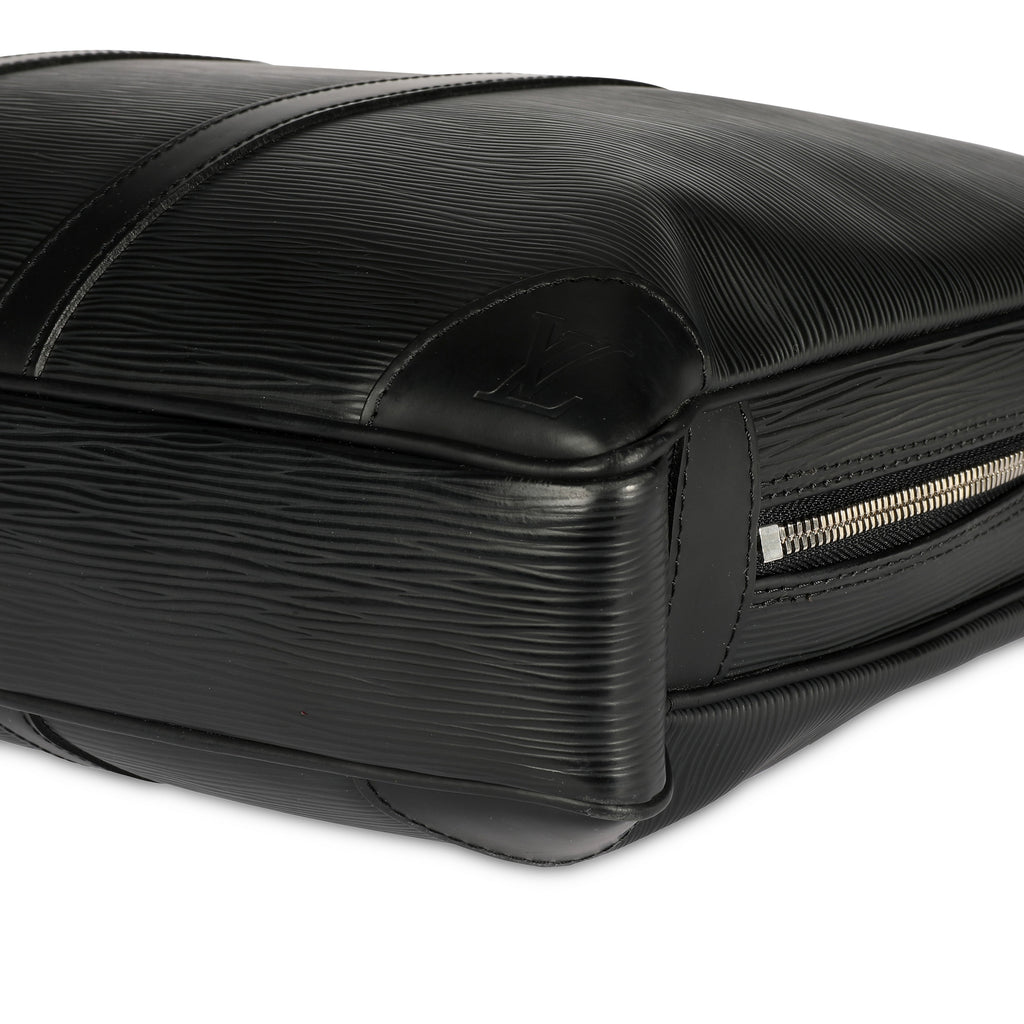 Louis Vuitton Louis Vuitton Black Epi Leather Porte-Documents Voyage Briefcase