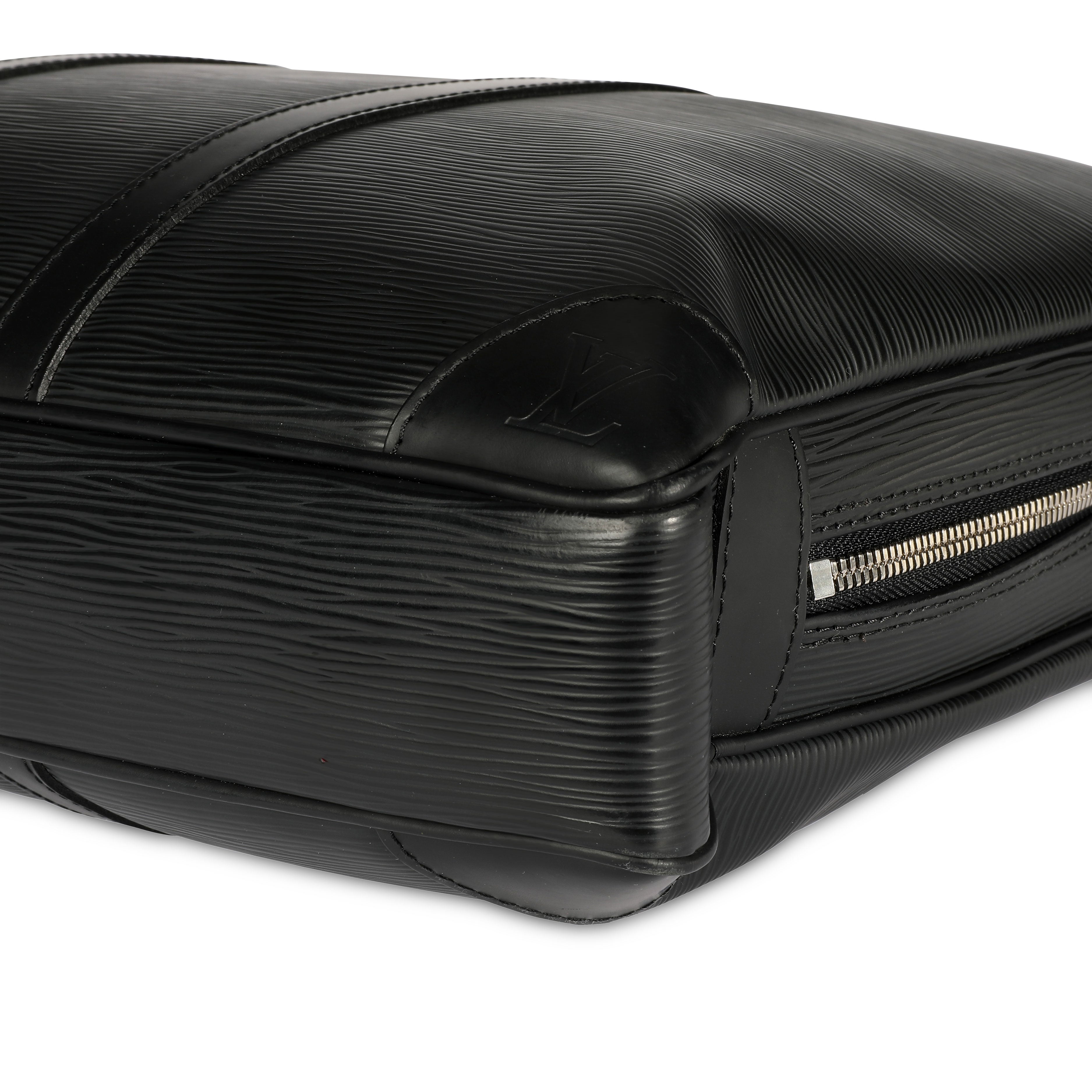 Louis Vuitton Louis Vuitton Black Epi Leather Porte-Documents Voyage Briefcase