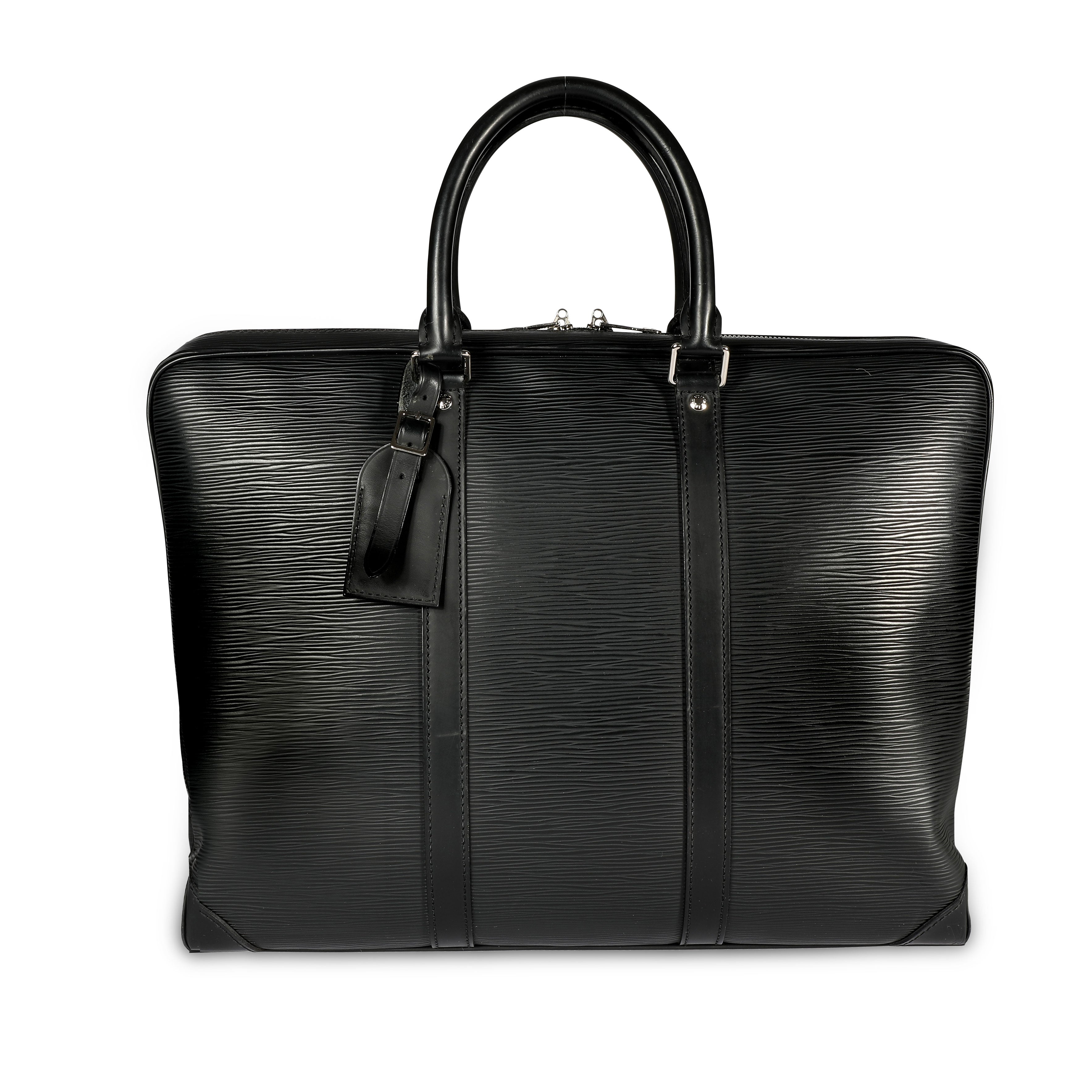 Louis Vuitton Louis Vuitton Black Epi Leather Porte-Documents Voyage Briefcase