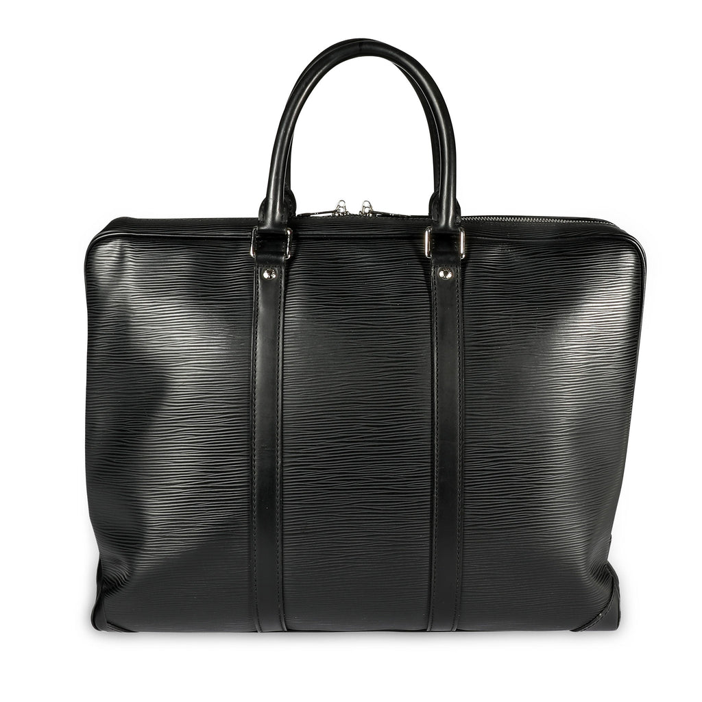 Louis Vuitton Louis Vuitton Black Epi Leather Porte-Documents Voyage Briefcase