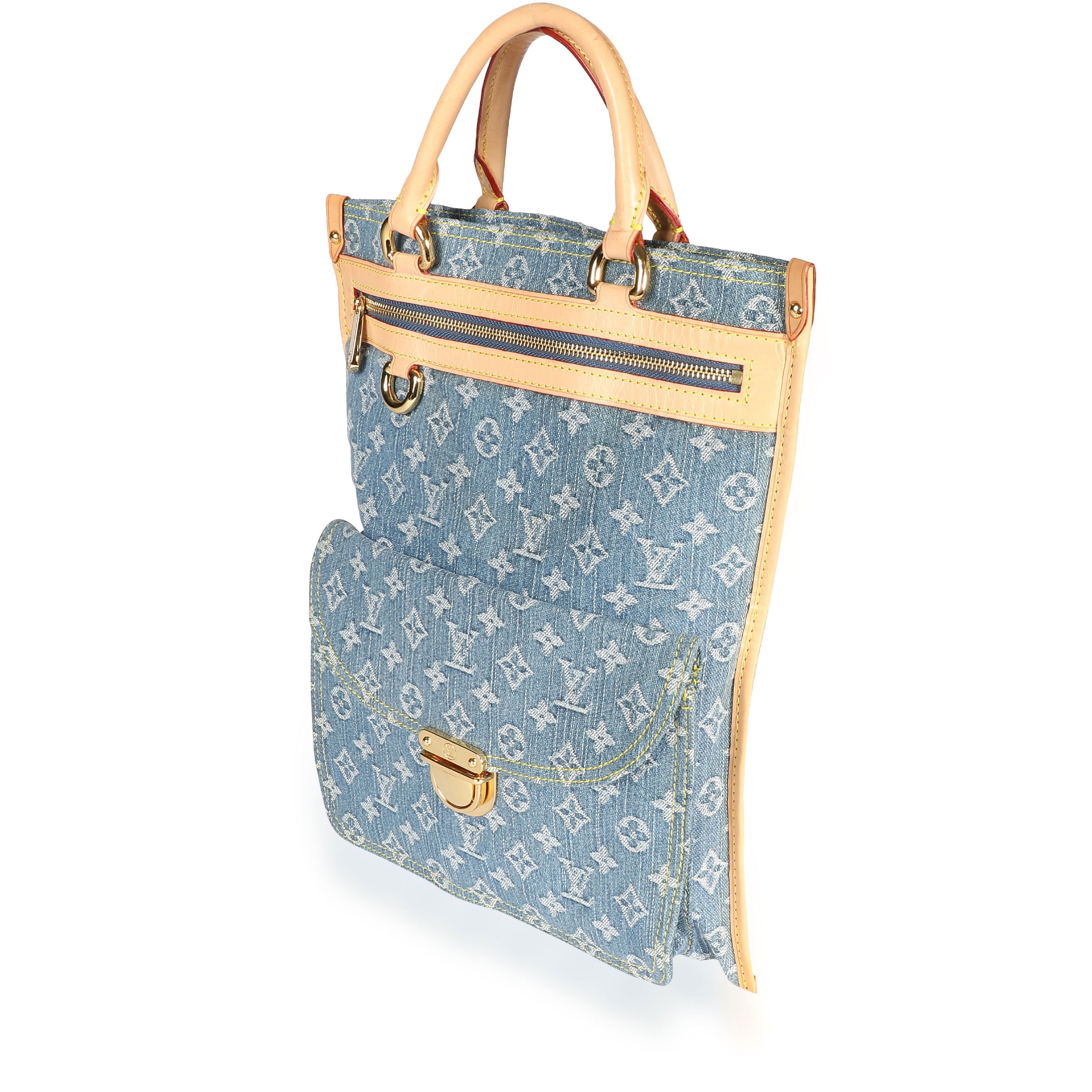 Louis Vuitton Louis Vuitton Monogram Denim Sac Plat