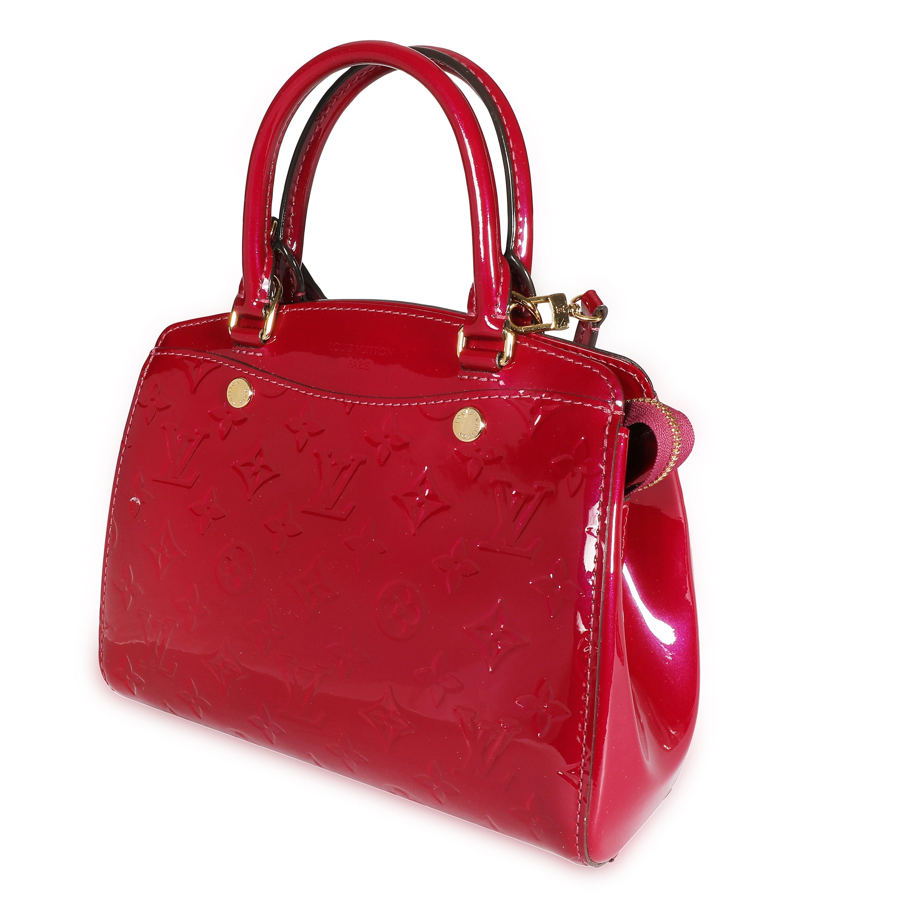 Louis Vuitton Louis Vuitton Magenta Monogram Vernis Brea PM