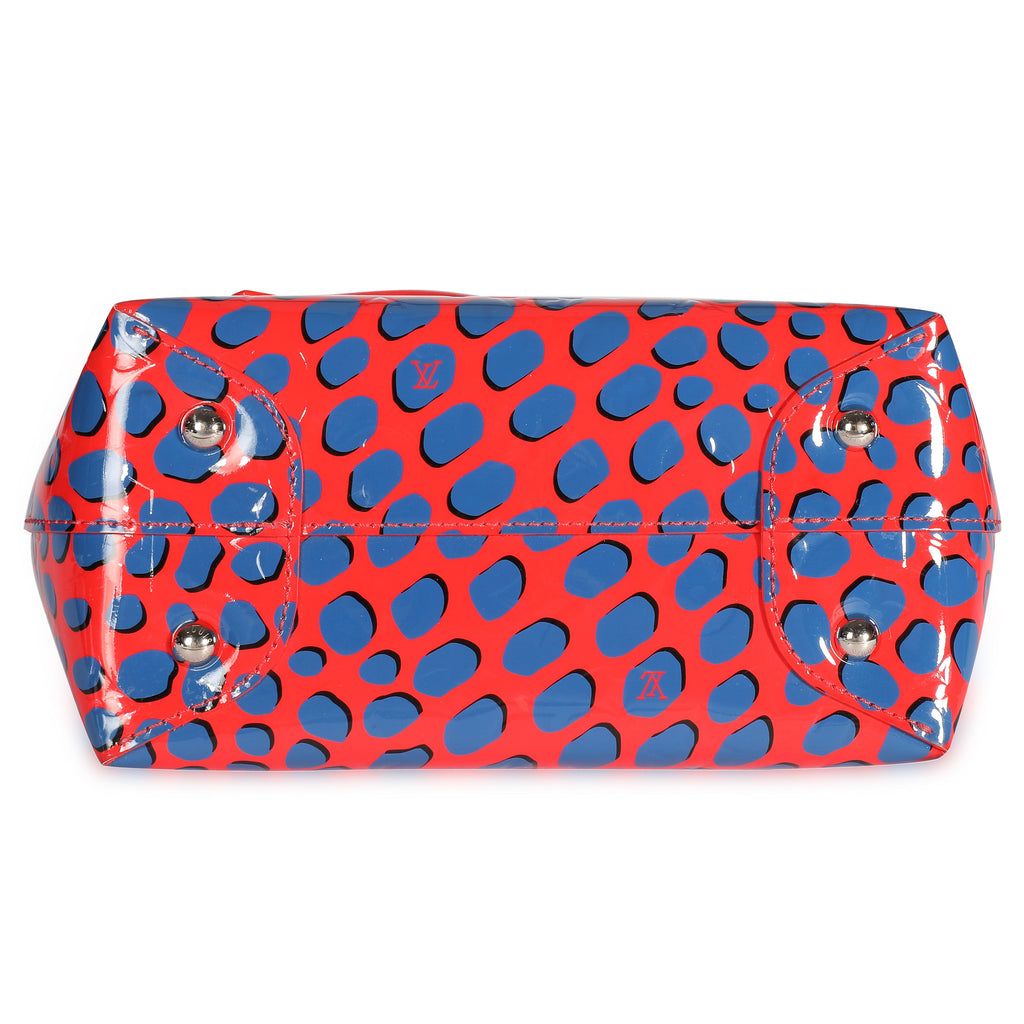 Louis Vuitton Louis Vuitton Limited Edition Red & Blue Vernis Jungle Dots Tote