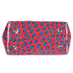 Louis Vuitton Louis Vuitton Limited Edition Red & Blue Vernis Jungle Dots Tote