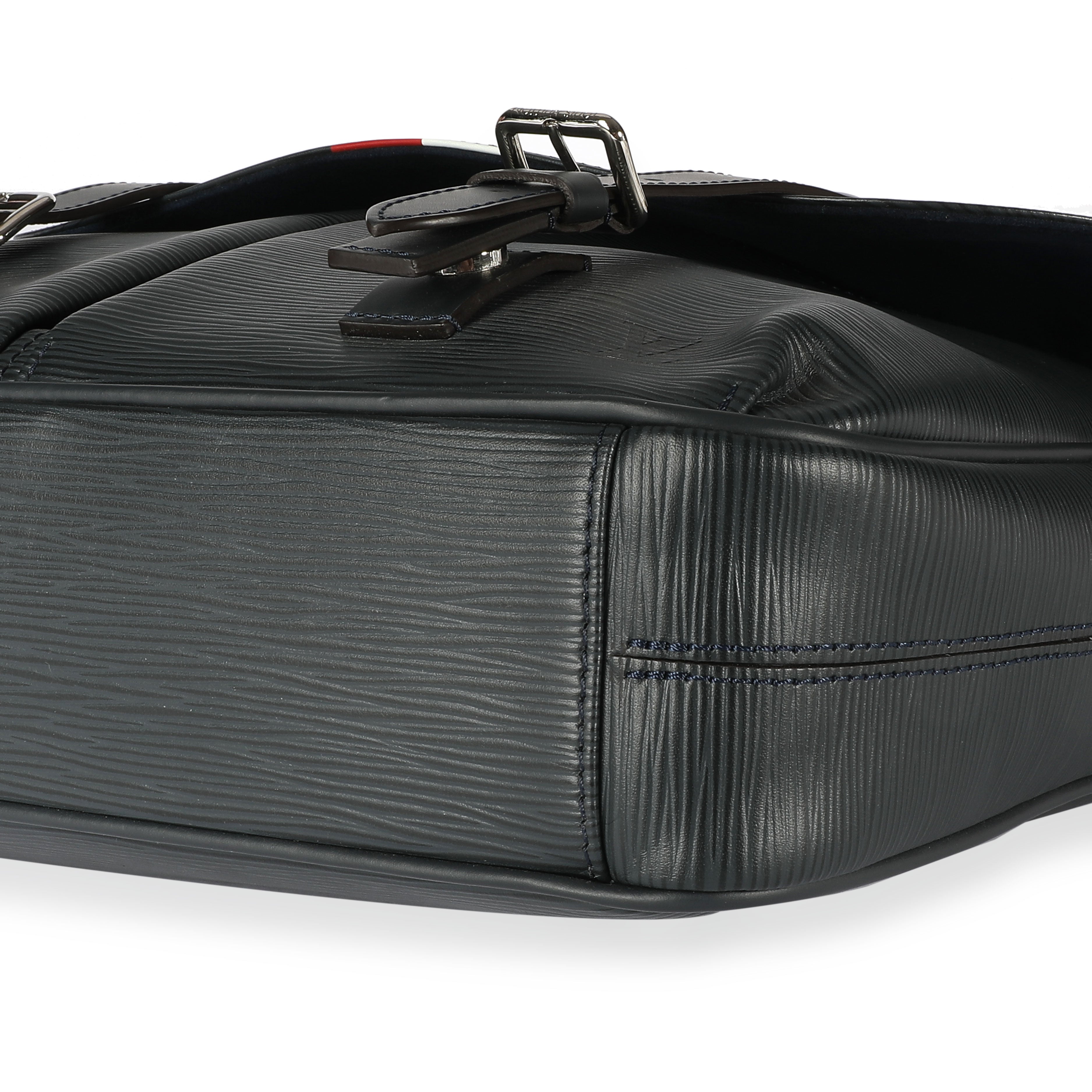 Louis Vuitton Louis Vuitton Navy Epi Leather Christopher Messenger Bag