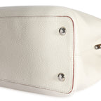 Louis Vuitton Louis Vuitton White Taurillon Leather Capucines MM