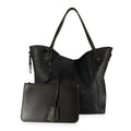 Louis Vuitton Louis Vuitton Black Mahina Leather Hina MM