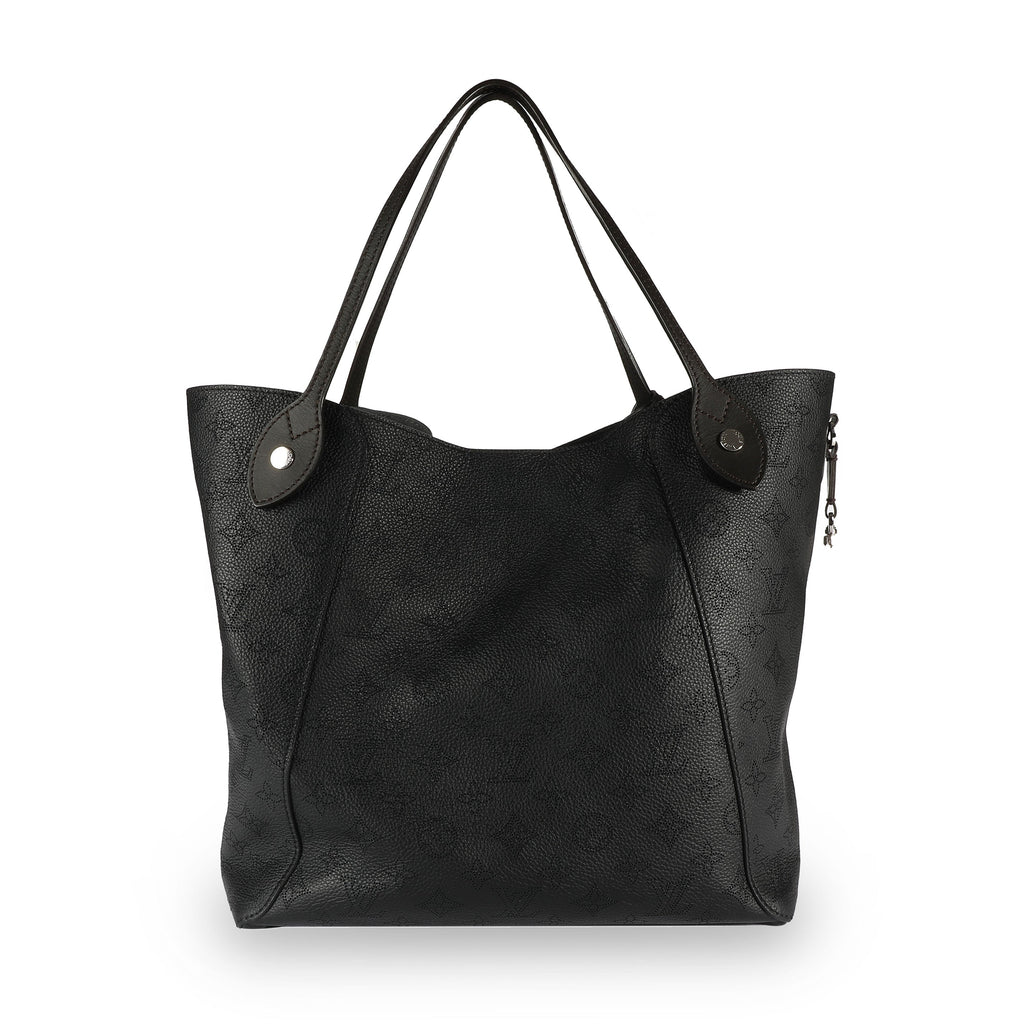 Louis Vuitton Louis Vuitton Black Mahina Leather Hina MM
