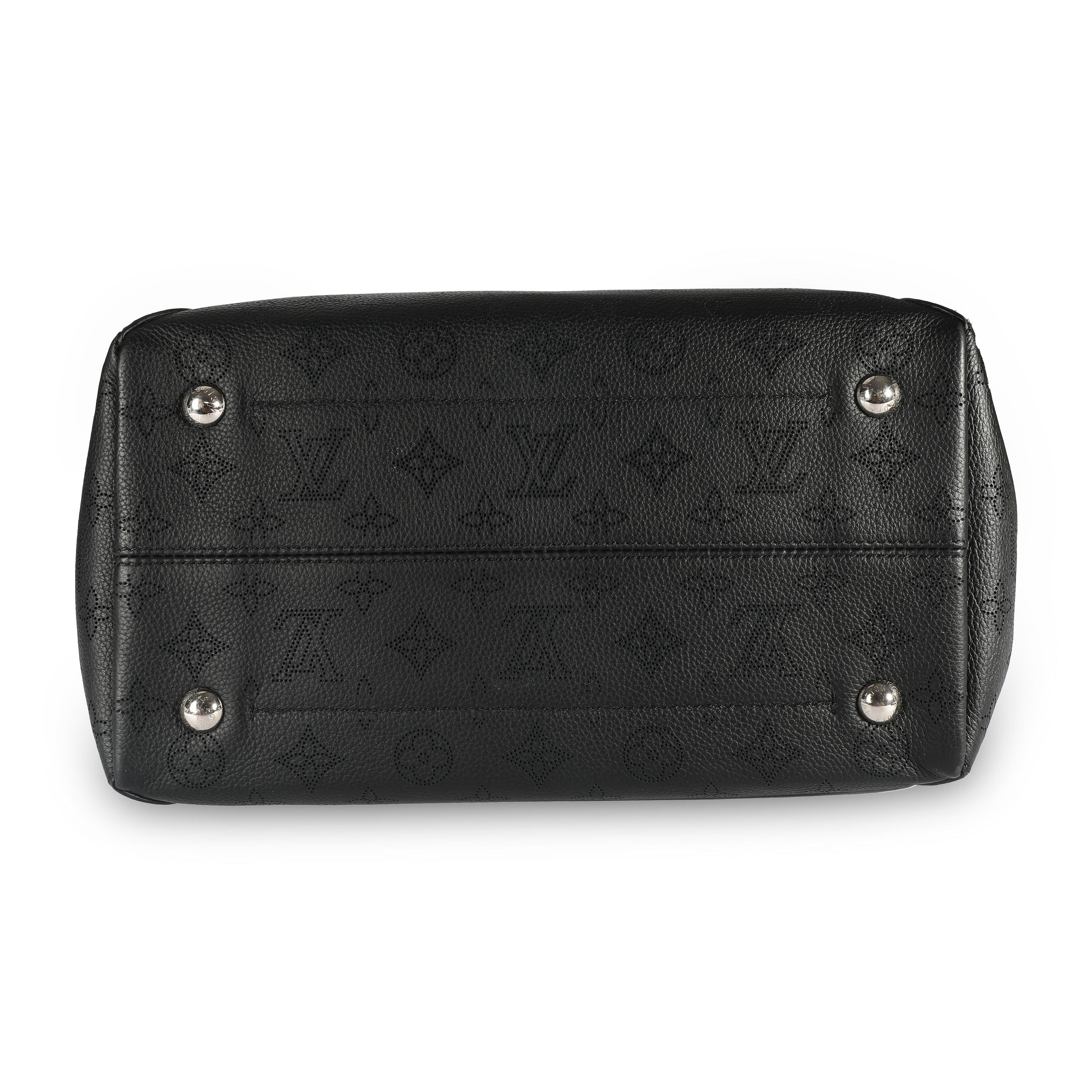Louis Vuitton Louis Vuitton Black Mahina Leather Hina MM