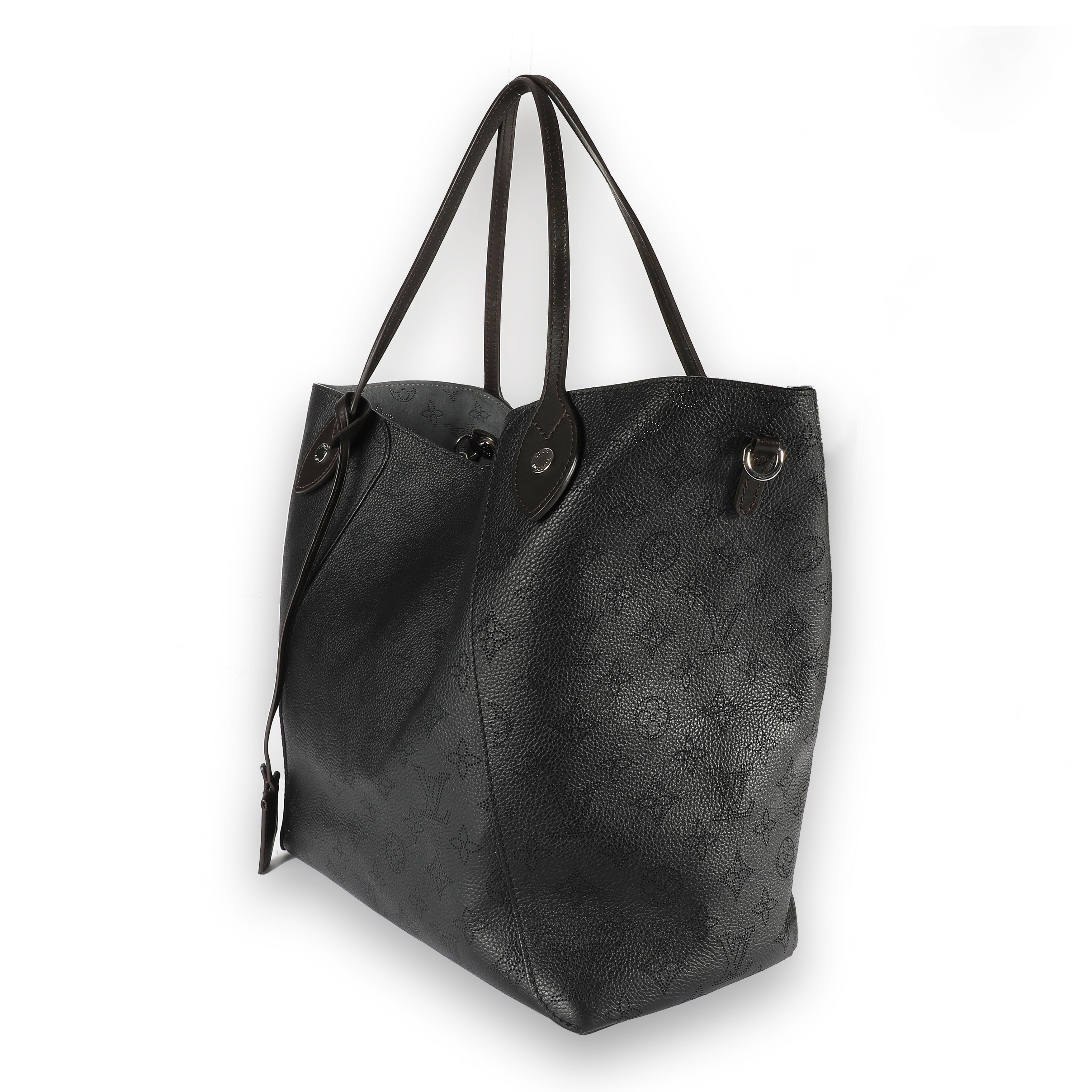 Louis Vuitton Louis Vuitton Black Mahina Leather Hina MM