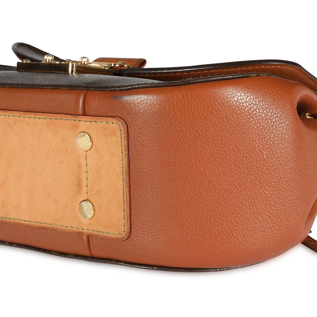 Louis Vuitton Louis Vuitton Monogram Canvas & Camel Leather Eden MM