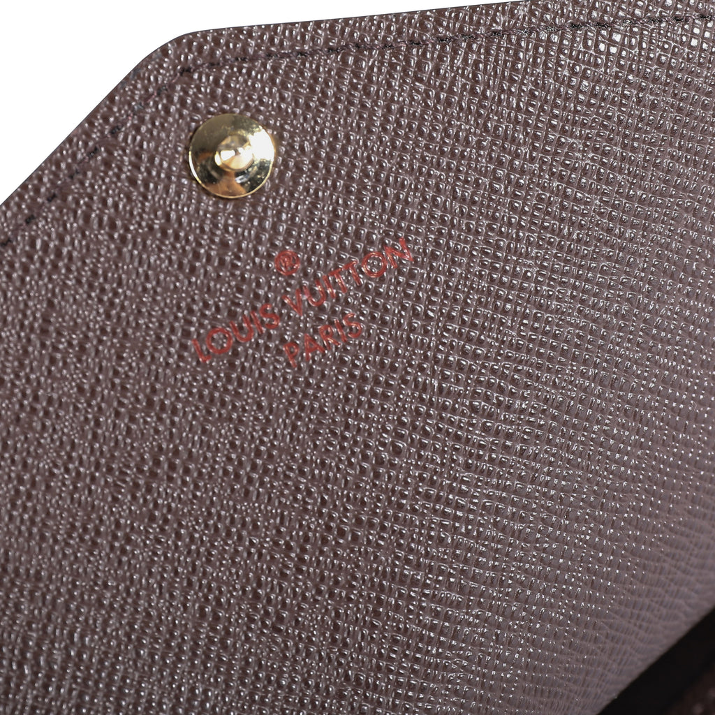 Louis Vuitton Louis Vuitton Damier Ebene Sarah Wallet