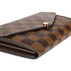 Louis Vuitton Louis Vuitton Damier Ebene Sarah Wallet