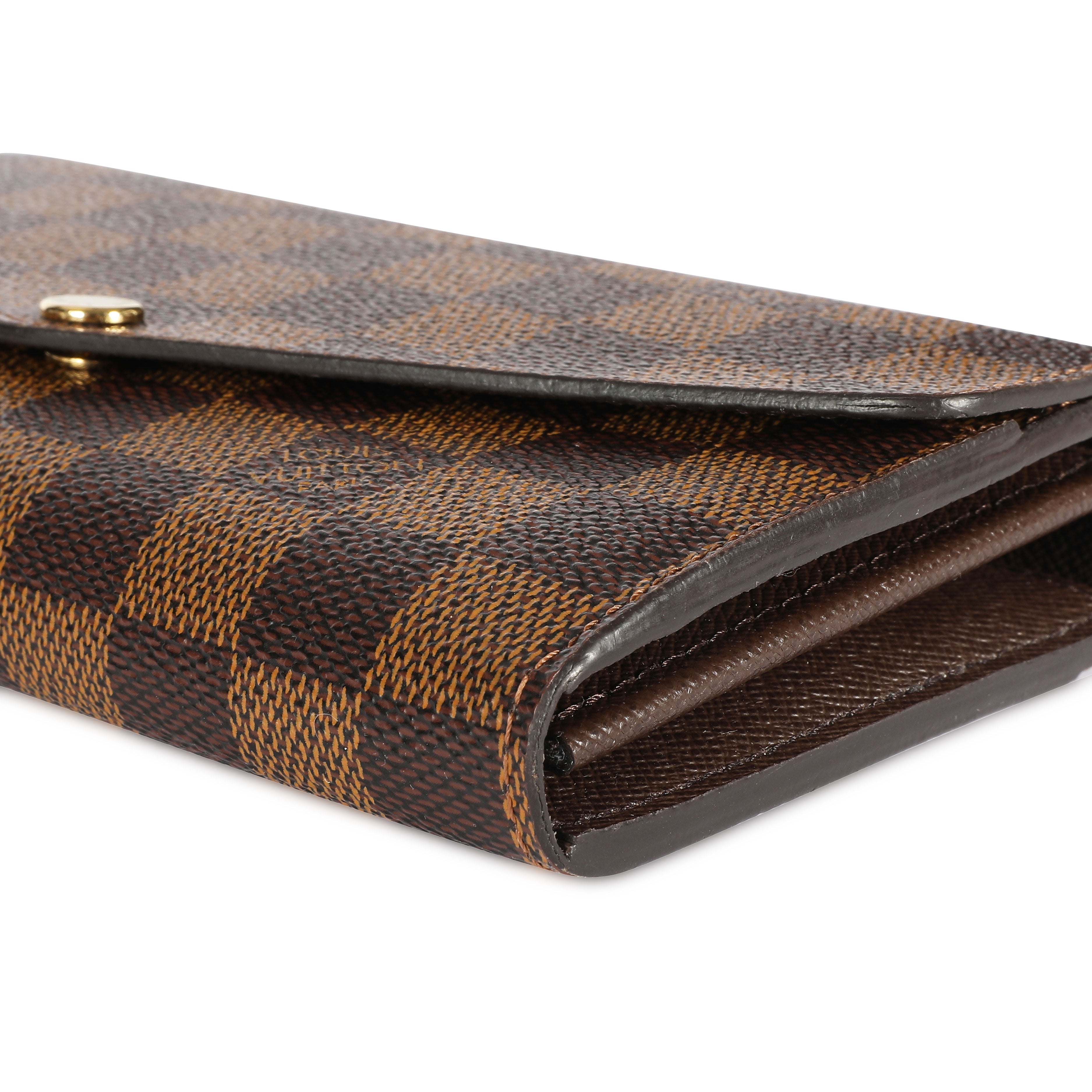 Louis Vuitton Louis Vuitton Damier Ebene Sarah Wallet