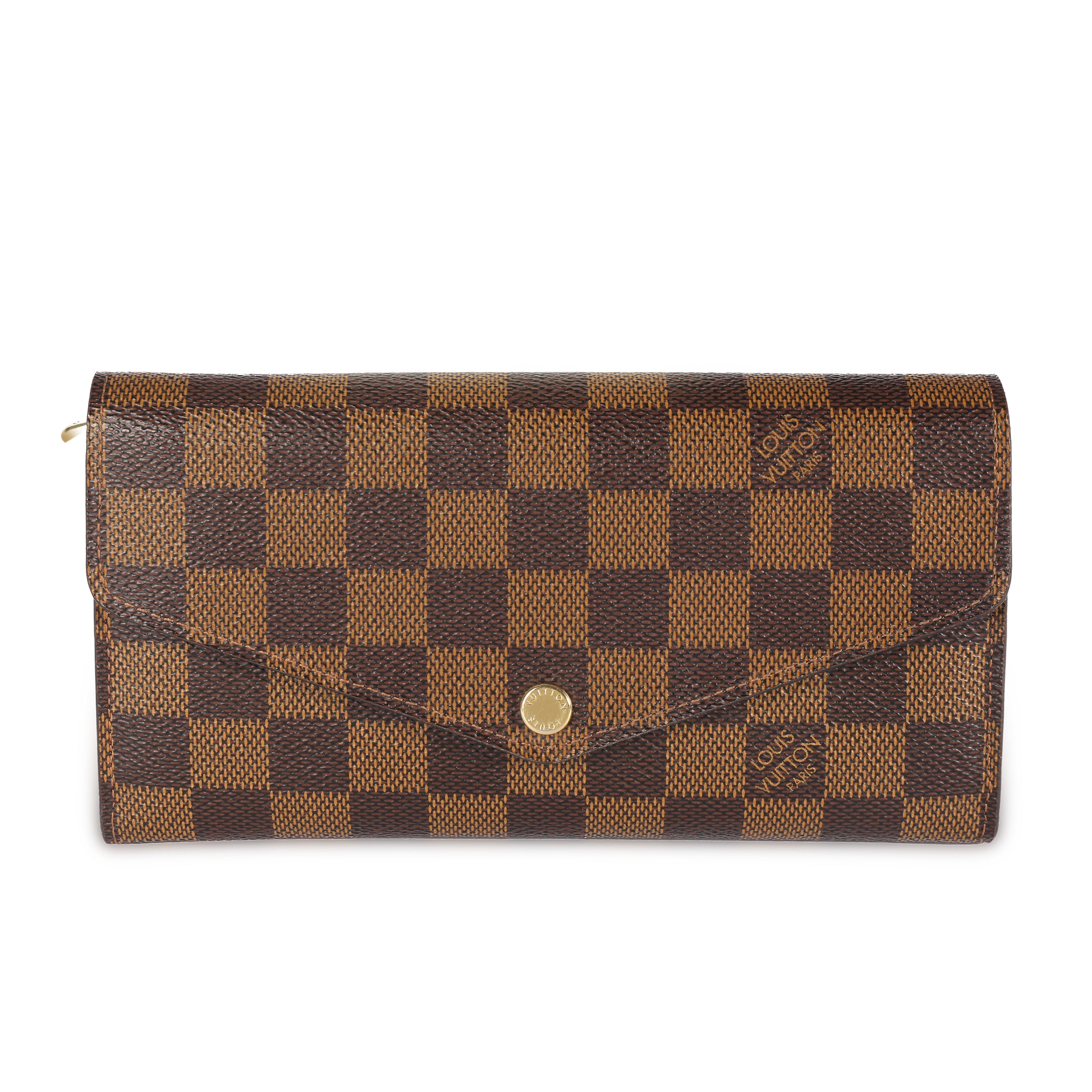 Louis Vuitton Louis Vuitton Damier Ebene Sarah Wallet