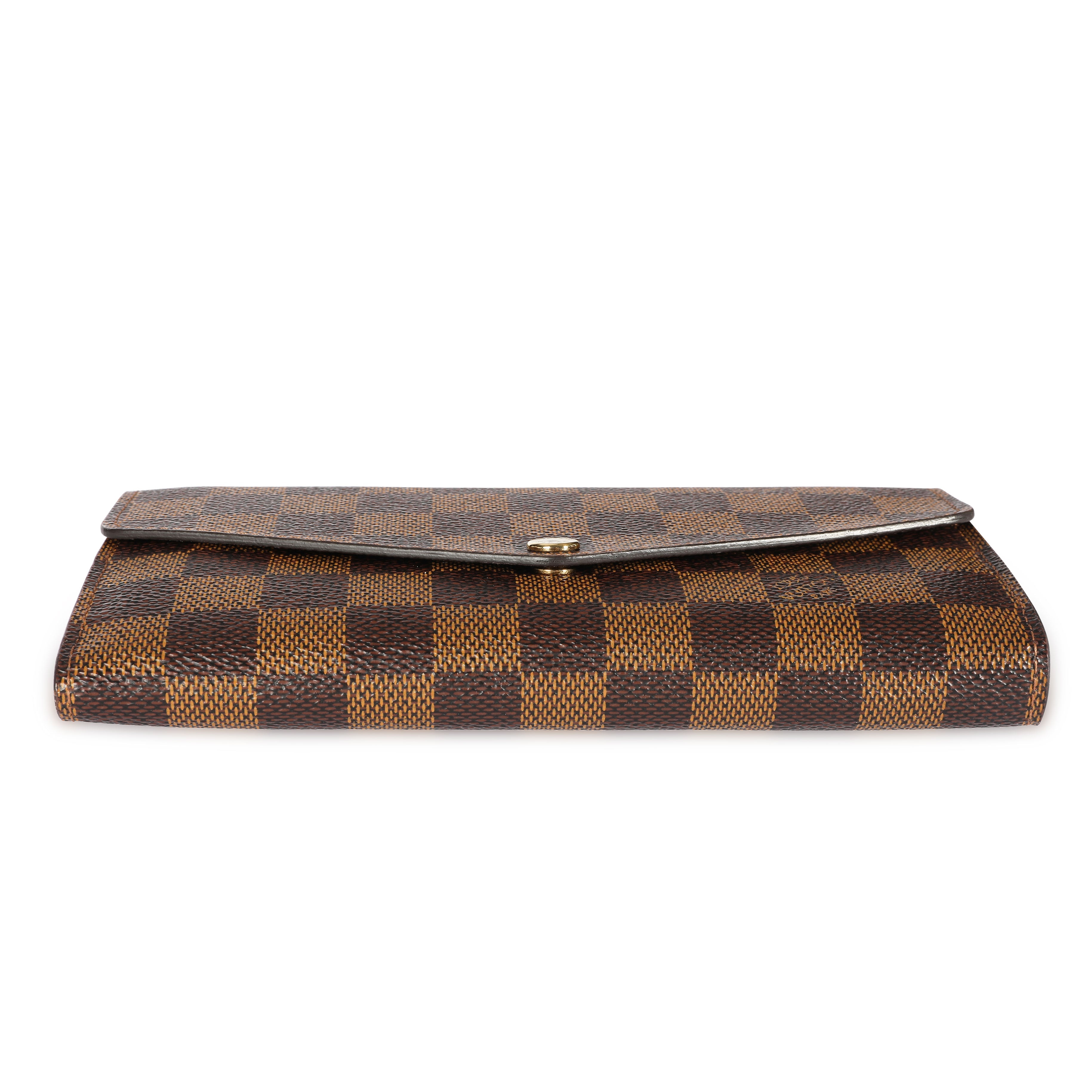 Louis Vuitton Louis Vuitton Damier Ebene Sarah Wallet