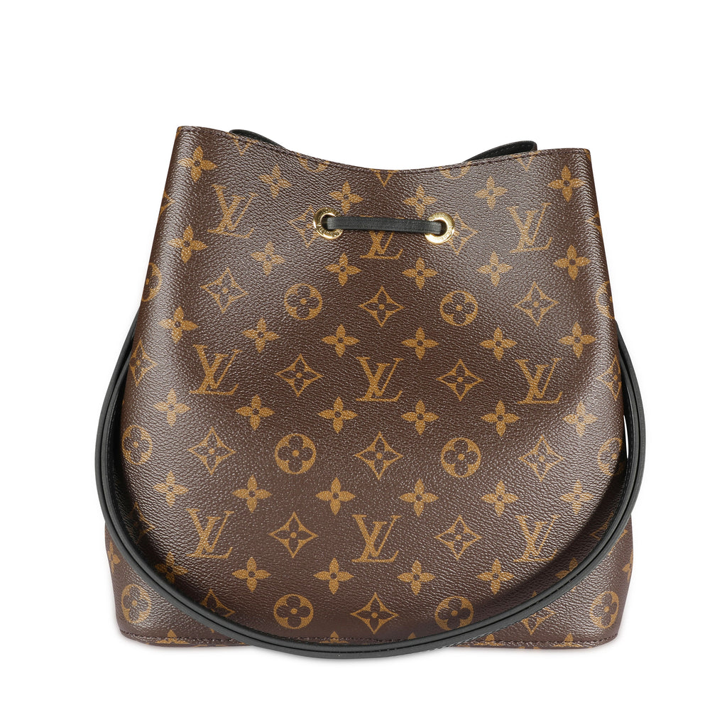 Louis Vuitton Louis Vuitton Monogram Canvas & Black Leather NéoNoé MM