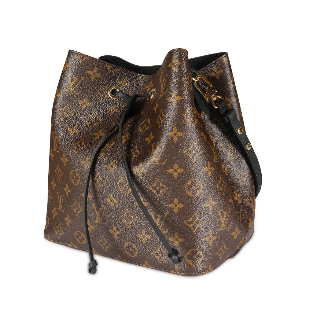 Louis Vuitton Louis Vuitton Monogram Canvas & Black Leather NéoNoé MM