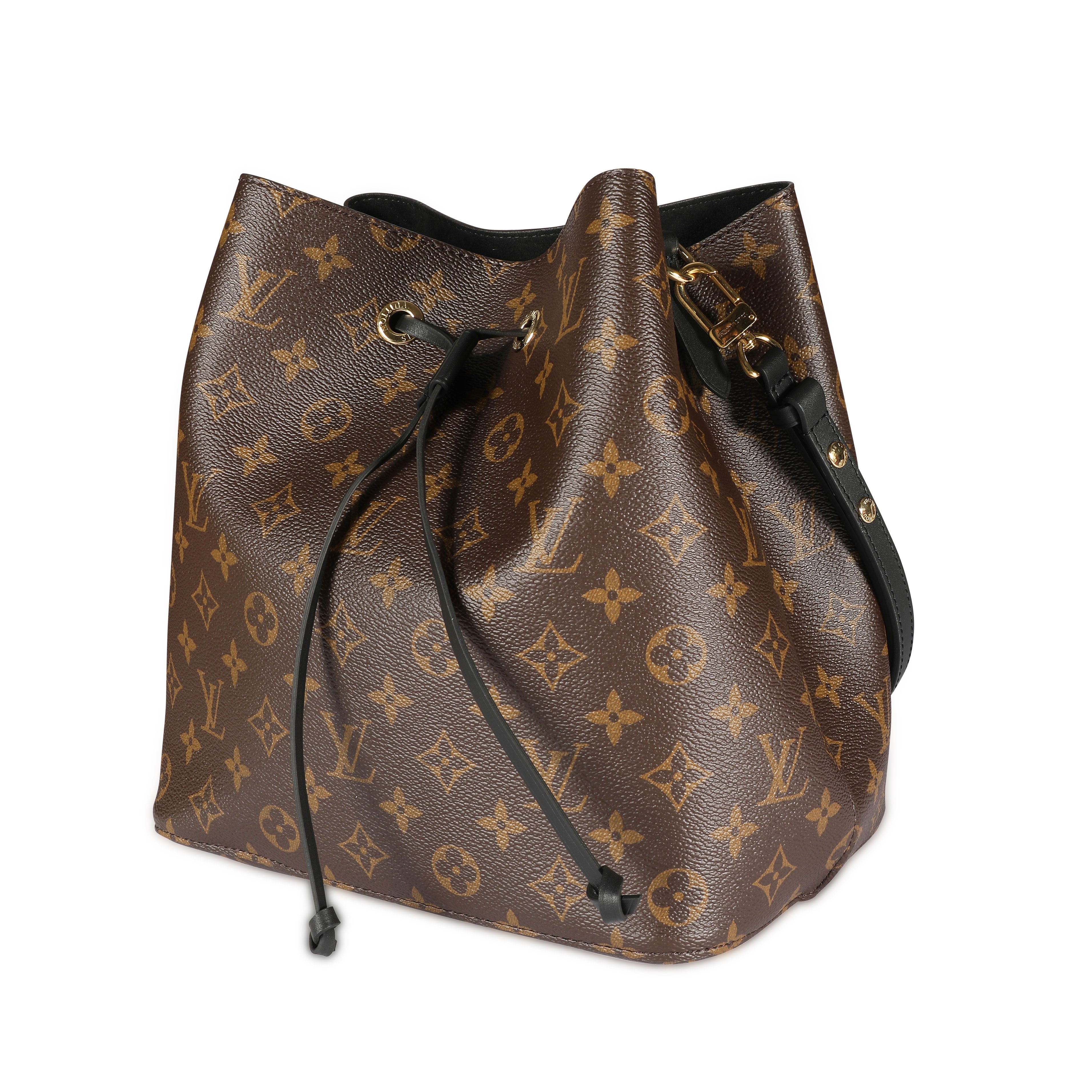 Louis Vuitton Louis Vuitton Monogram Canvas & Black Leather NéoNoé MM