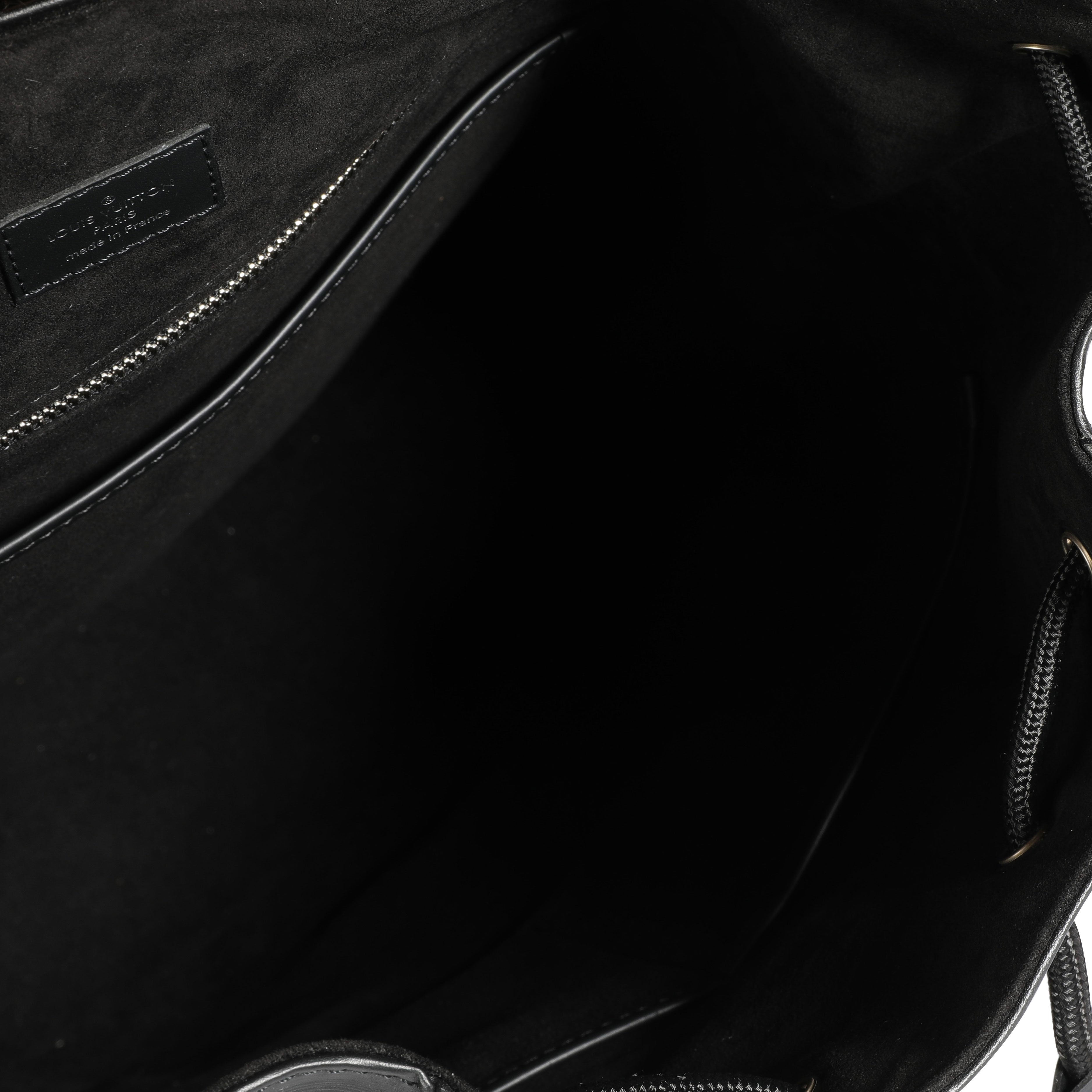 Louis Vuitton Louis Vuitton Black Epi Leather Christopher PM Backpack