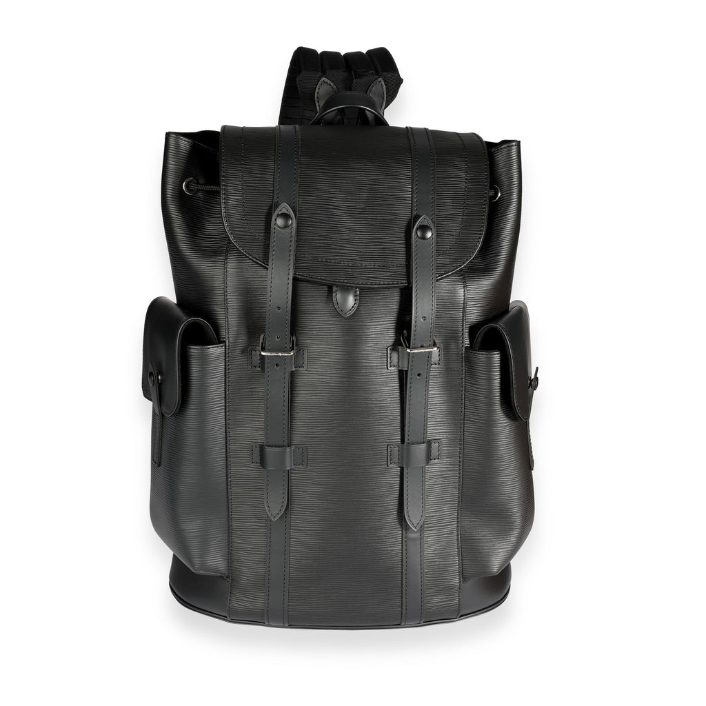 Louis Vuitton Louis Vuitton Black Epi Leather Christopher PM Backpack