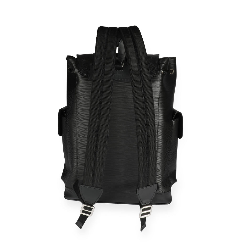 Louis Vuitton Louis Vuitton Black Epi Leather Christopher PM Backpack