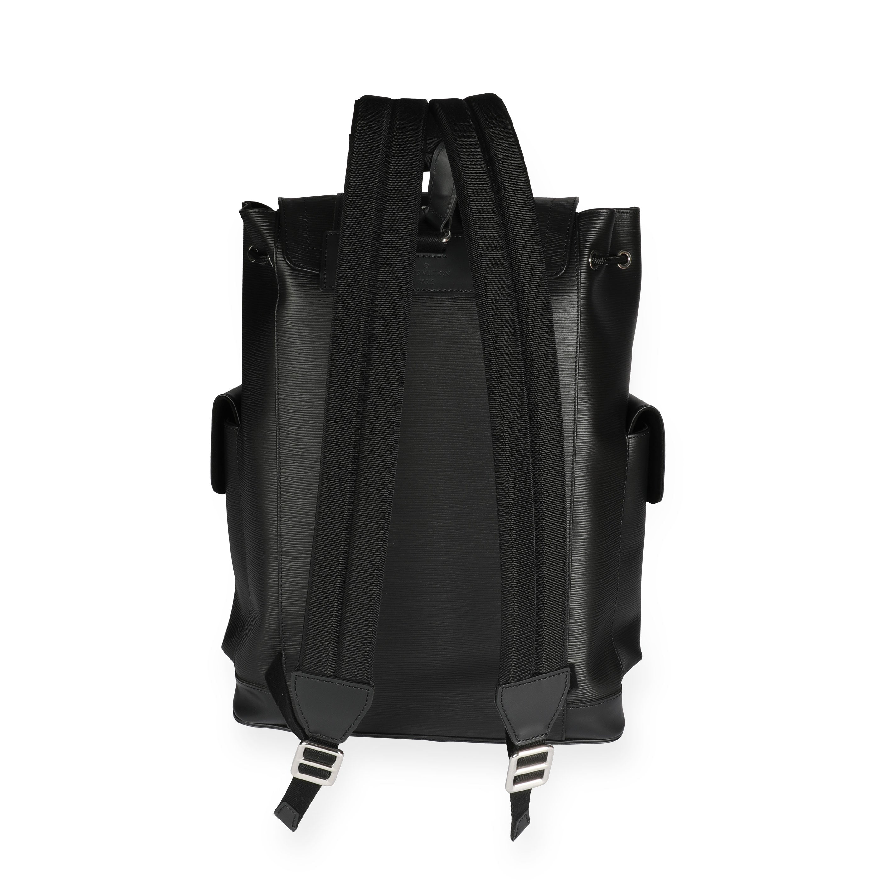 Louis Vuitton Louis Vuitton Black Epi Leather Christopher PM Backpack