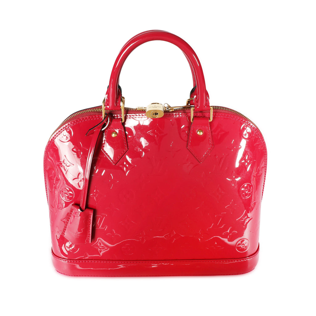 Louis Vuitton Louis Vuitton Rose Indien Monogram Vernis Alma PM