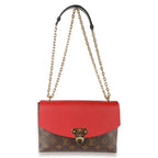 Louis Vuitton Louis Vuitton Monogram Canvas & Cerise Leather Saint-Placide Bag