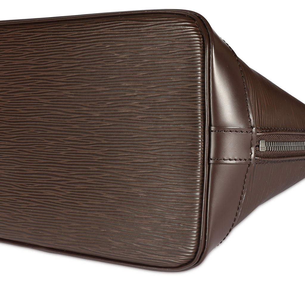 Louis Vuitton Louis Vuitton Brown Epi Leather Alma PM