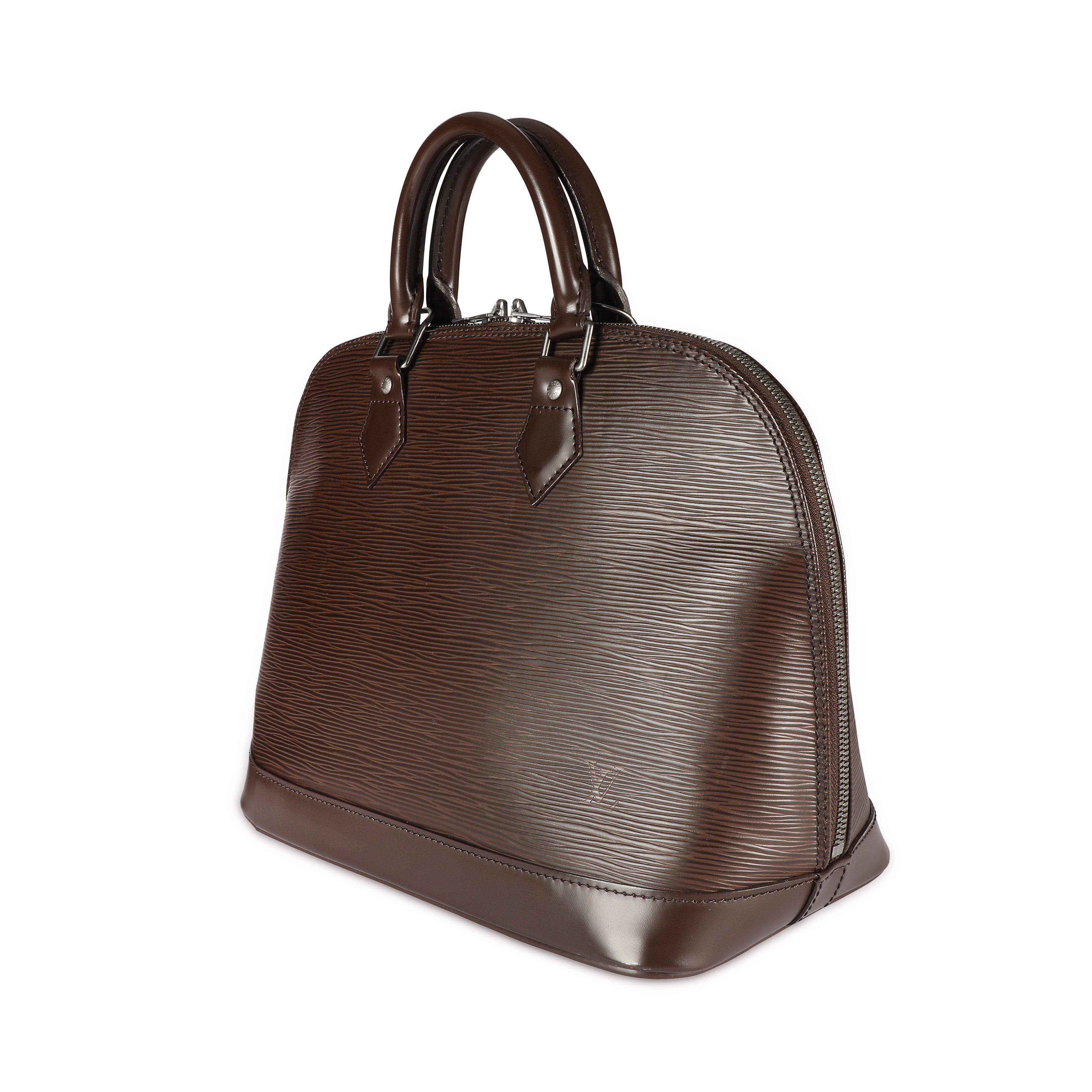 Louis Vuitton Louis Vuitton Brown Epi Leather Alma PM
