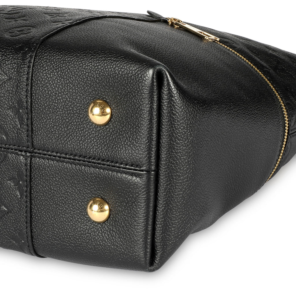 Louis Vuitton Louis Vuitton Black Monogram Empreinte Leather Mélie Bag