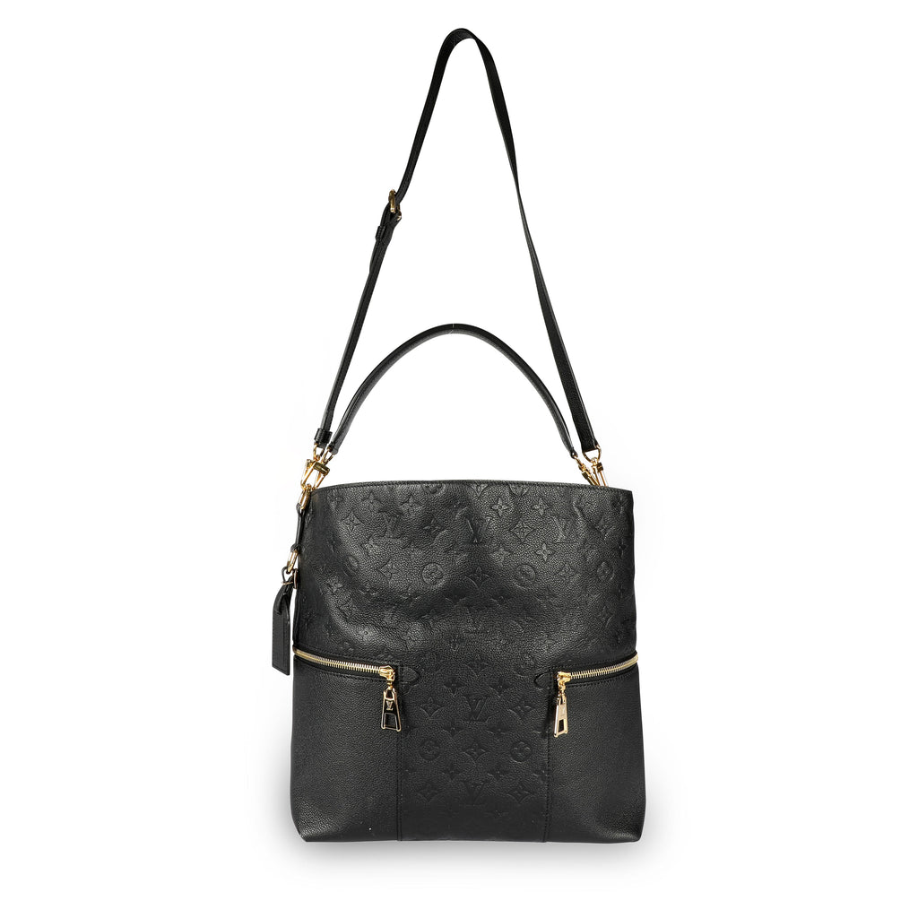 Louis Vuitton Louis Vuitton Black Monogram Empreinte Leather Mélie Bag