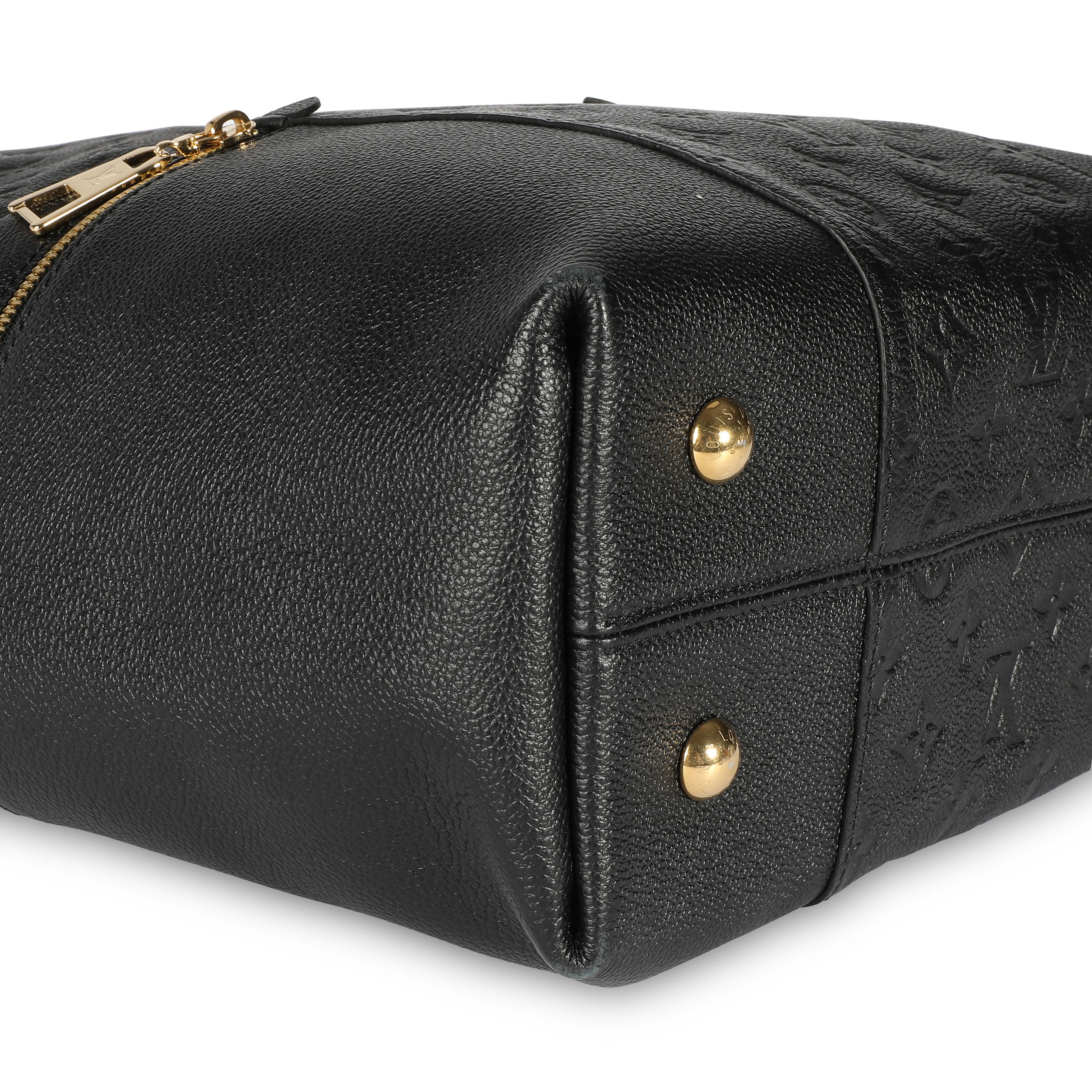 Louis Vuitton Louis Vuitton Black Monogram Empreinte Leather Mélie Bag