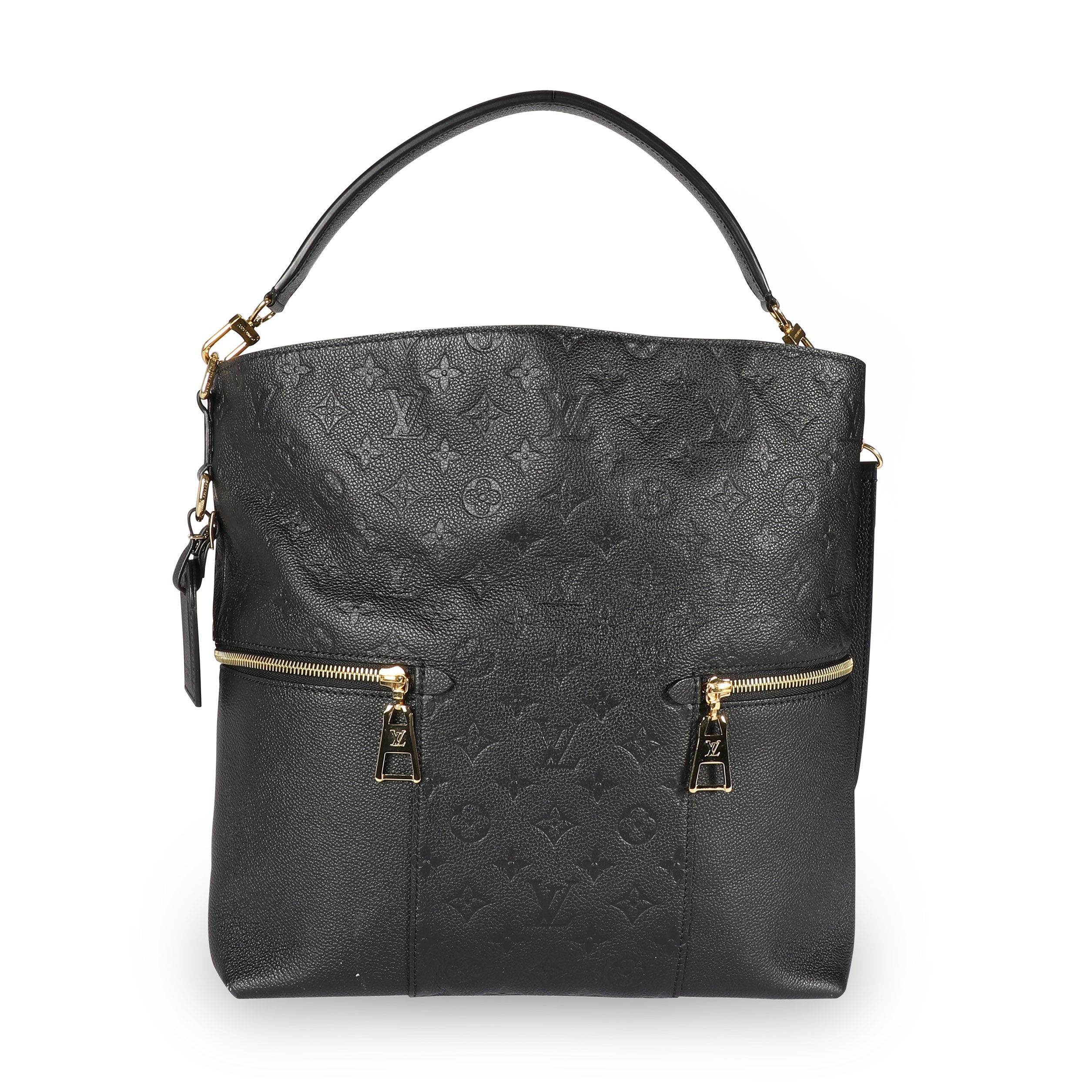 Louis Vuitton Louis Vuitton Black Monogram Empreinte Leather Mélie Bag