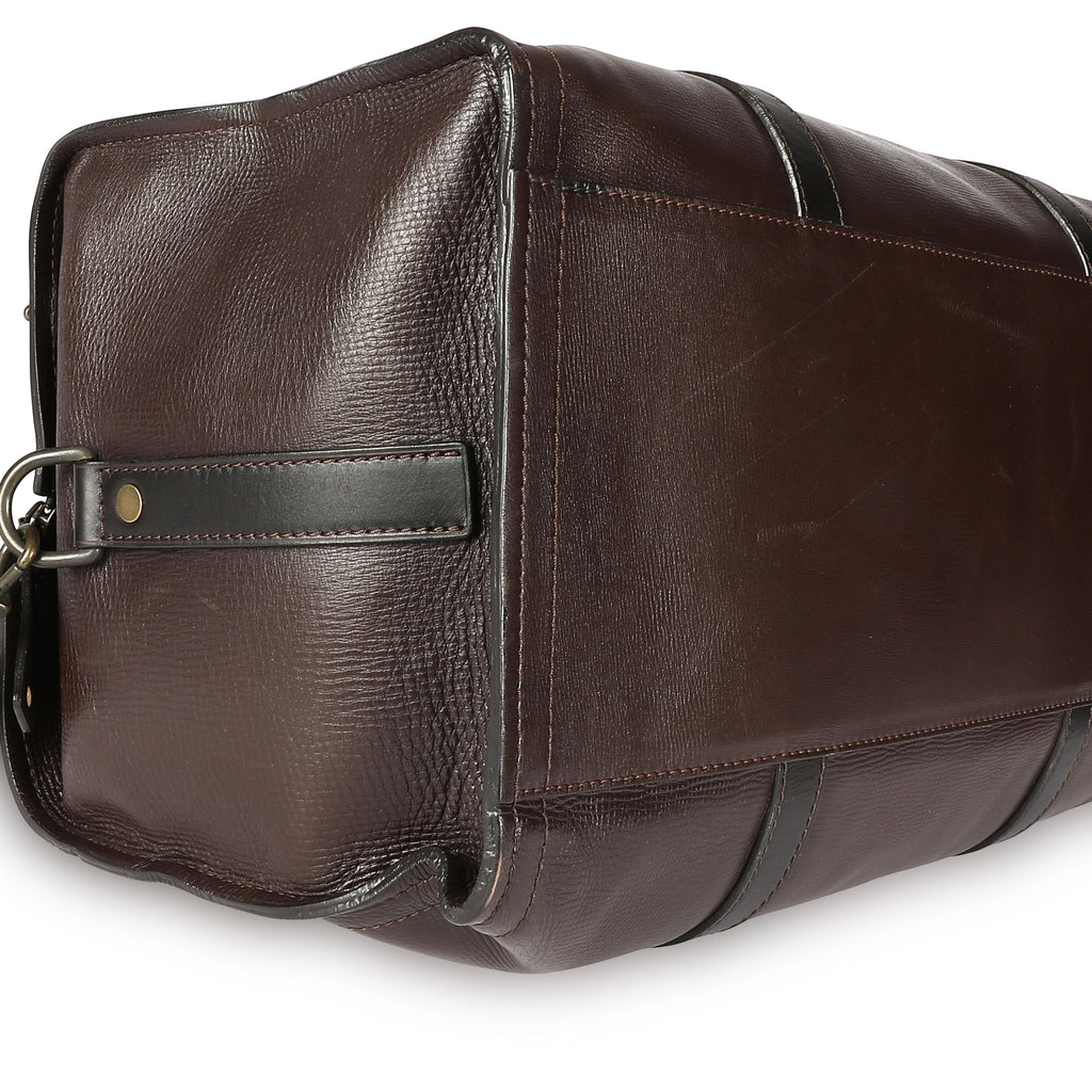Louis Vuitton Louis Vuitton Brown Utah Leather Comanche Duffle Bag