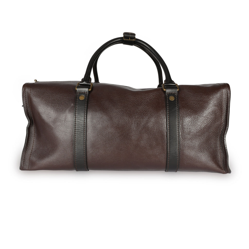 Louis Vuitton Louis Vuitton Brown Utah Leather Comanche Duffle Bag
