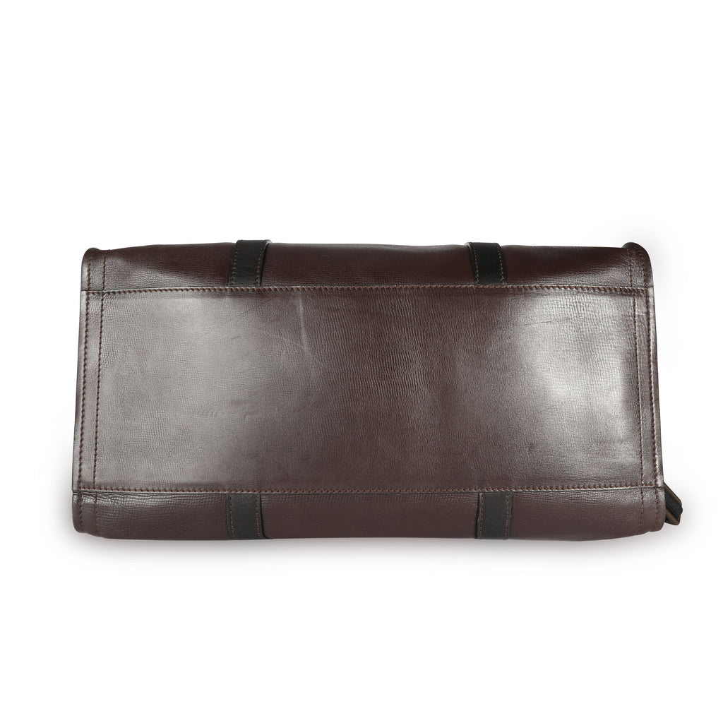 Louis Vuitton Louis Vuitton Brown Utah Leather Comanche Duffle Bag