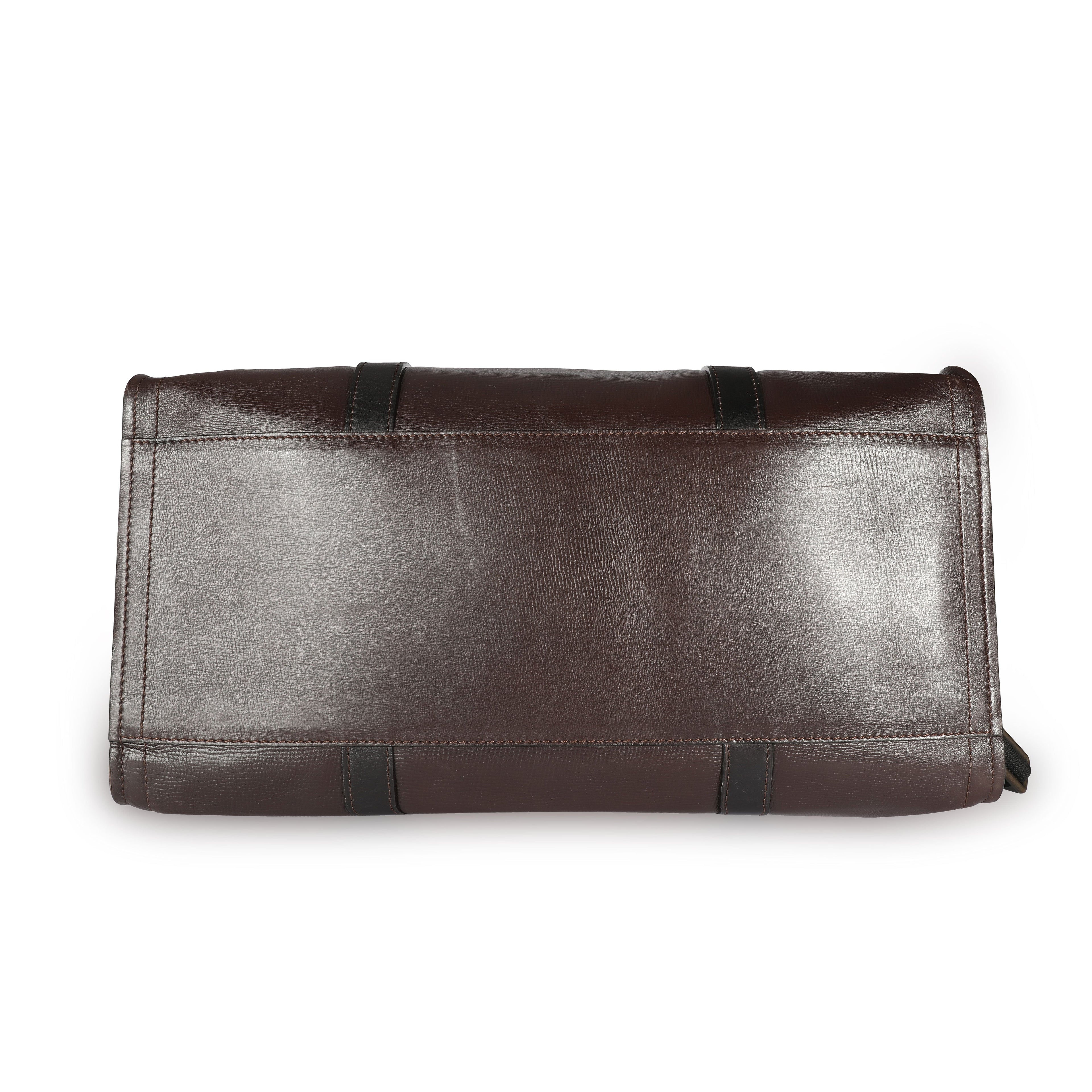Louis Vuitton Louis Vuitton Brown Utah Leather Comanche Duffle Bag