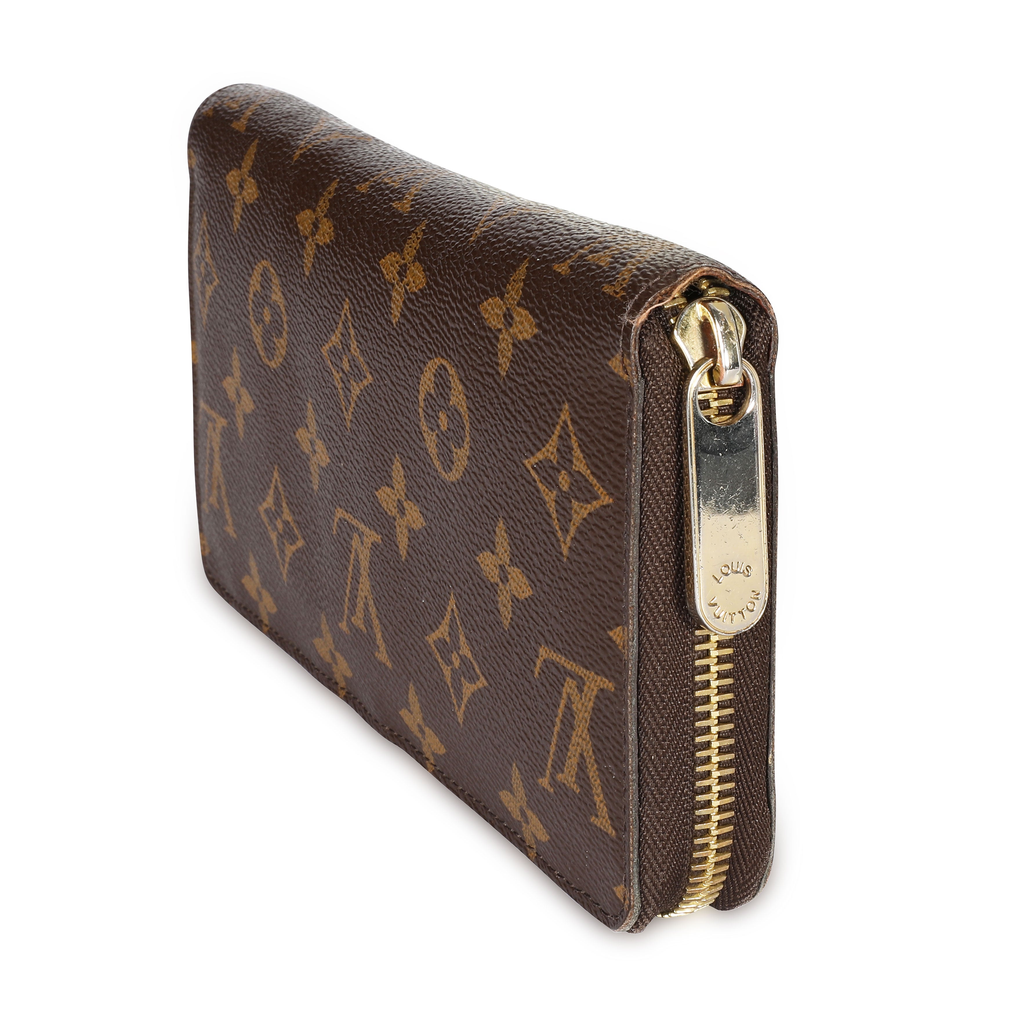 Louis Vuitton Louis Vuitton Brown Monogram Canvas Zippy Wallet