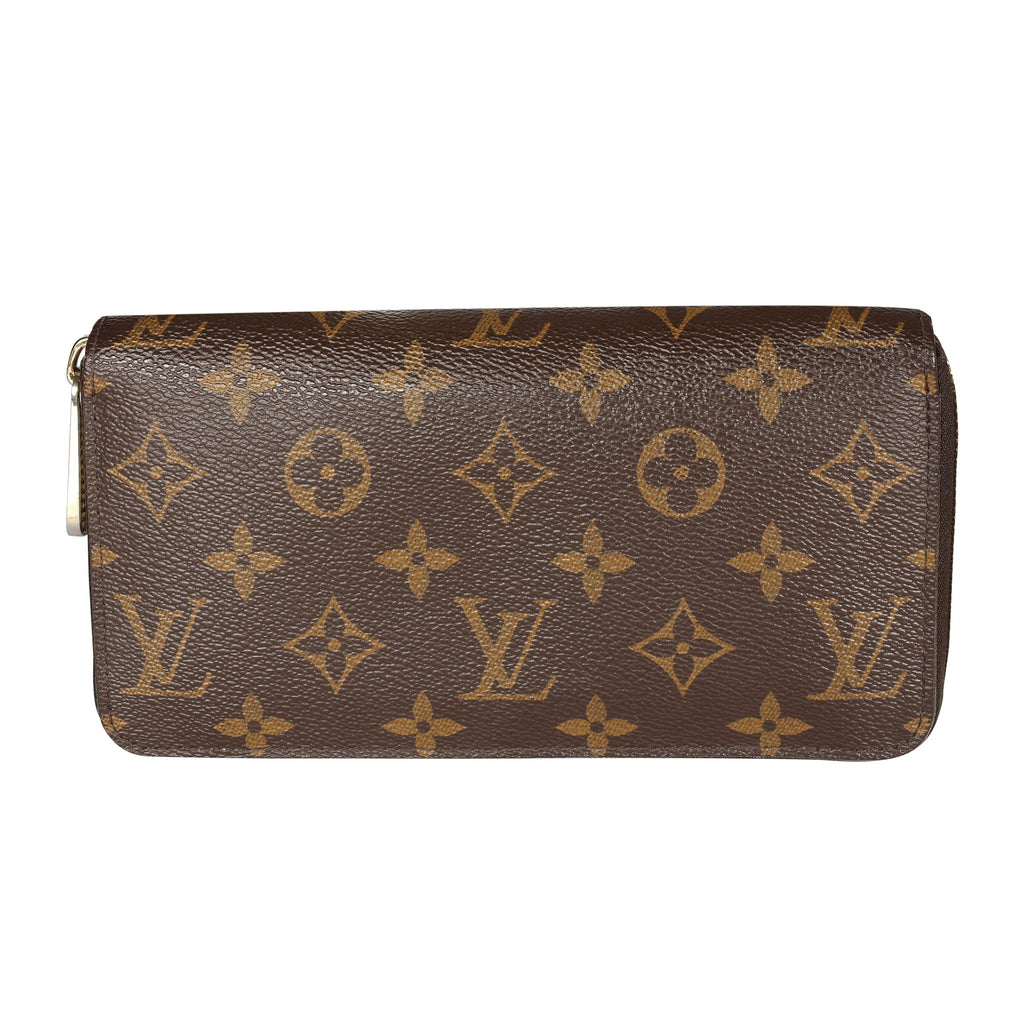 Louis Vuitton Louis Vuitton Brown Monogram Canvas Zippy Wallet