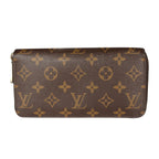 Louis Vuitton Louis Vuitton Brown Monogram Canvas Zippy Wallet